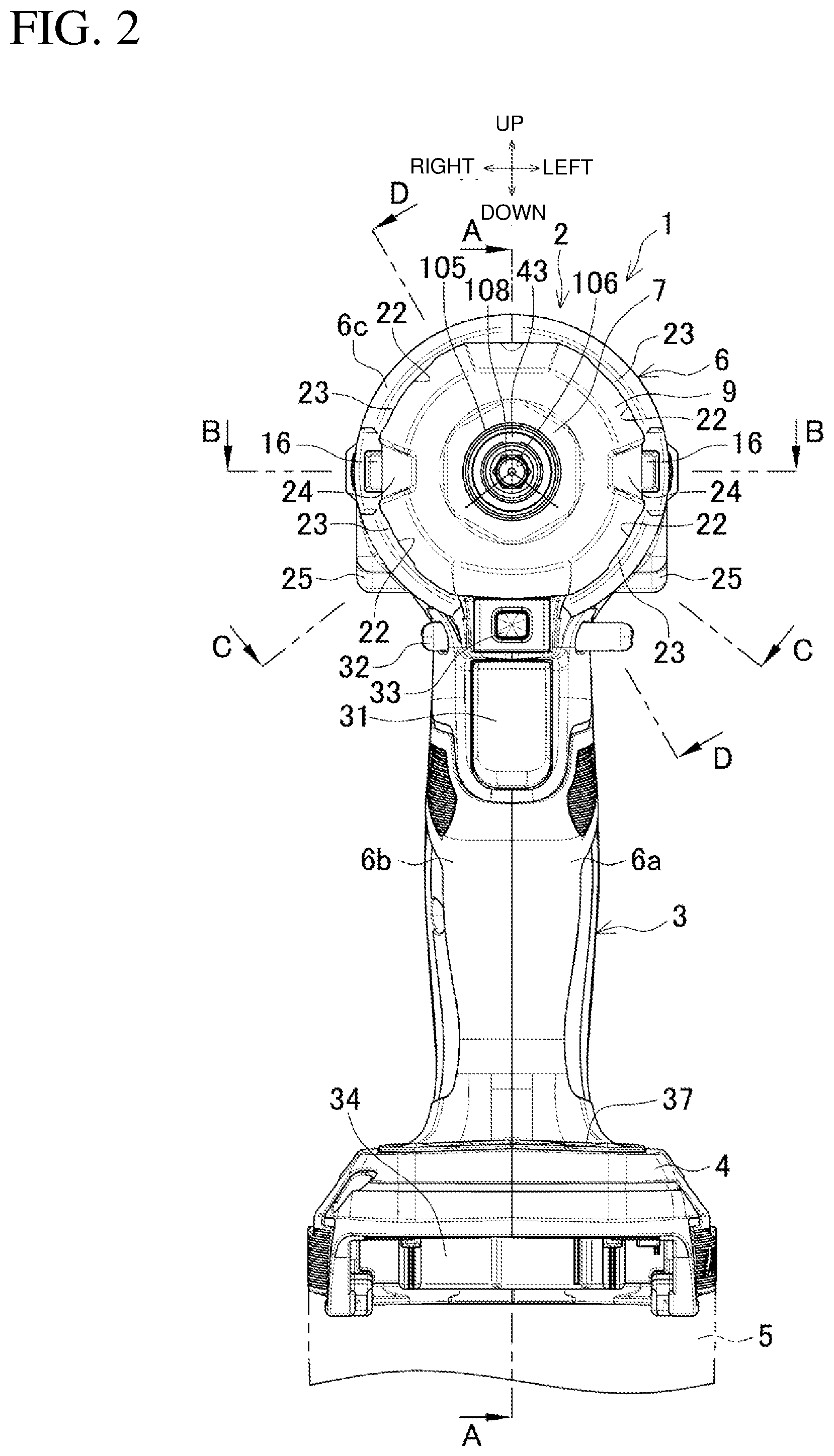 Patent US12090607 Figure 2 – Oil pulse tool