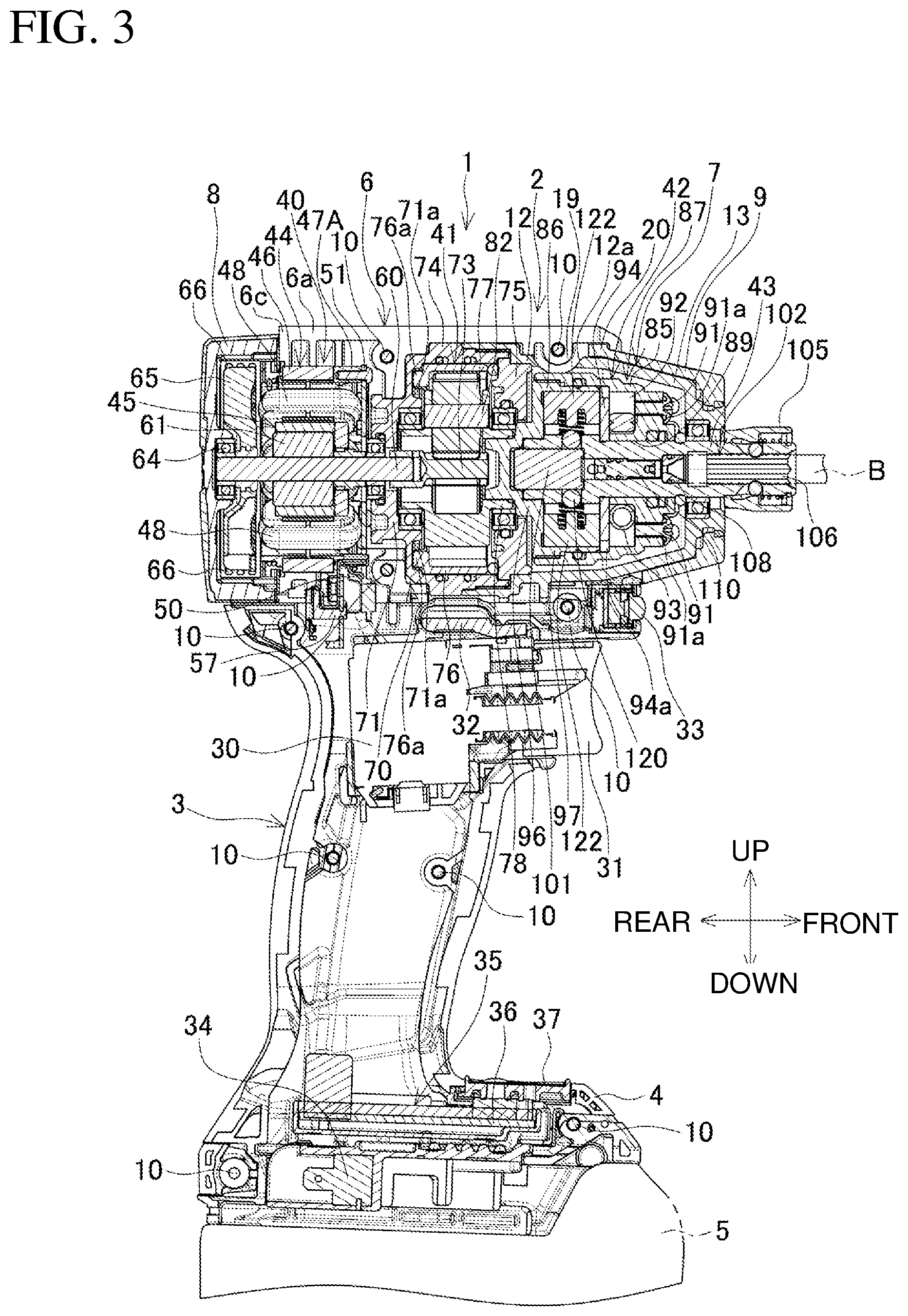 Patent US12090607 Figure 3 – Oil pulse tool