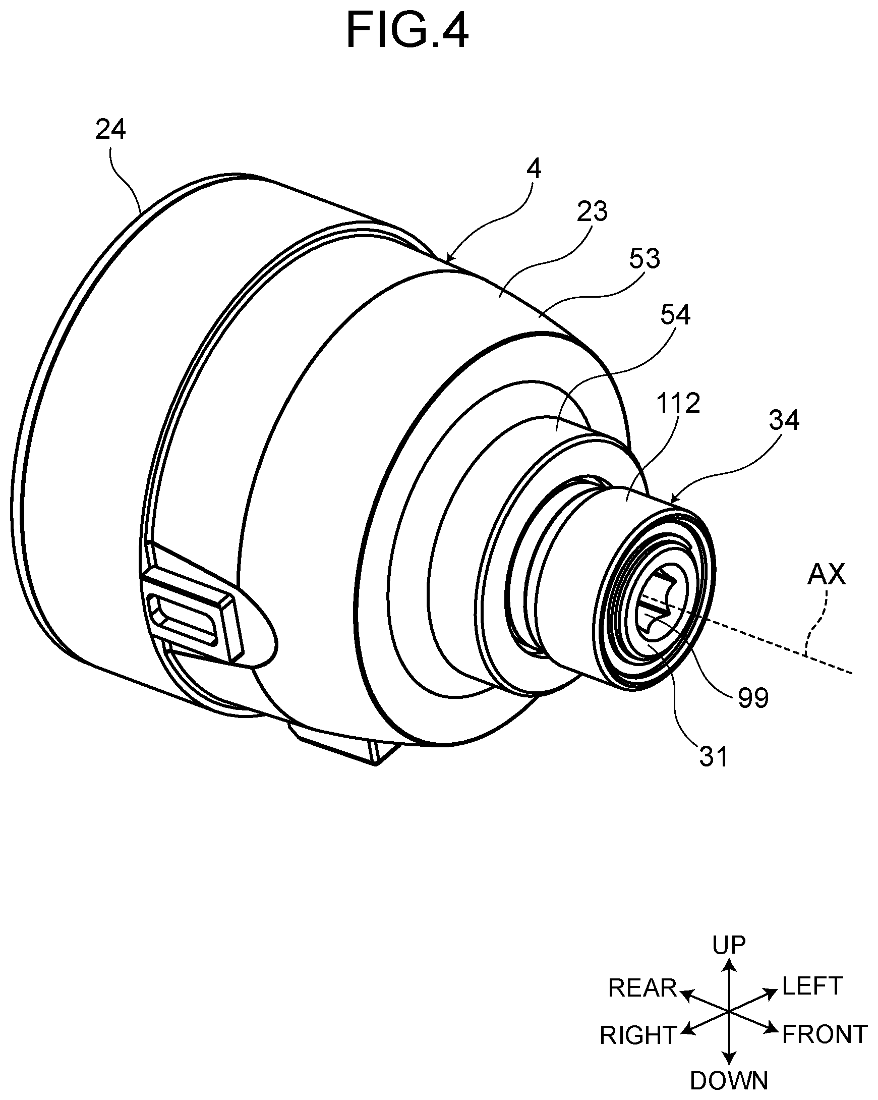 Patent US12090608 Figure 4 – Impact tool