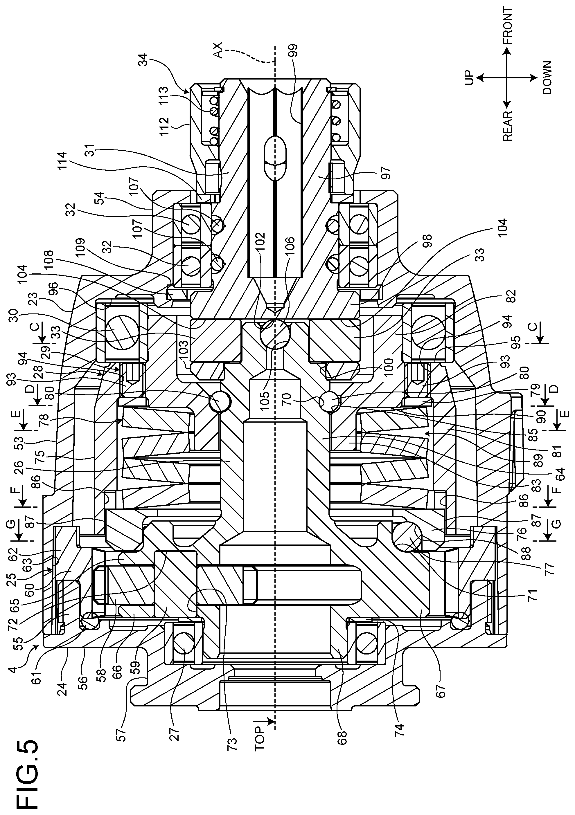 Patent US12090608 Figure 5 – Impact tool