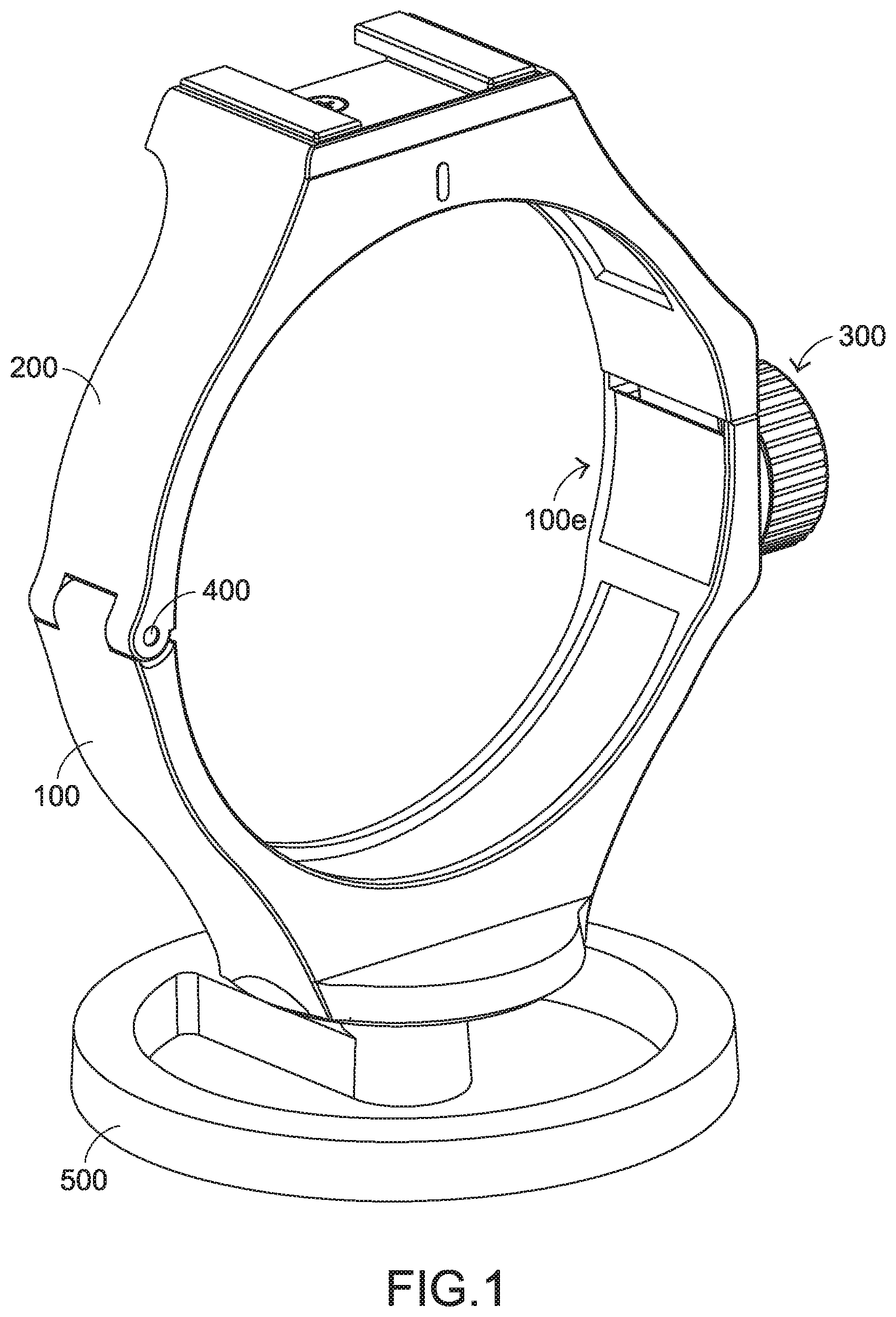 Patent US12090612 Figure 1 – Ring for clasping cylindrical object