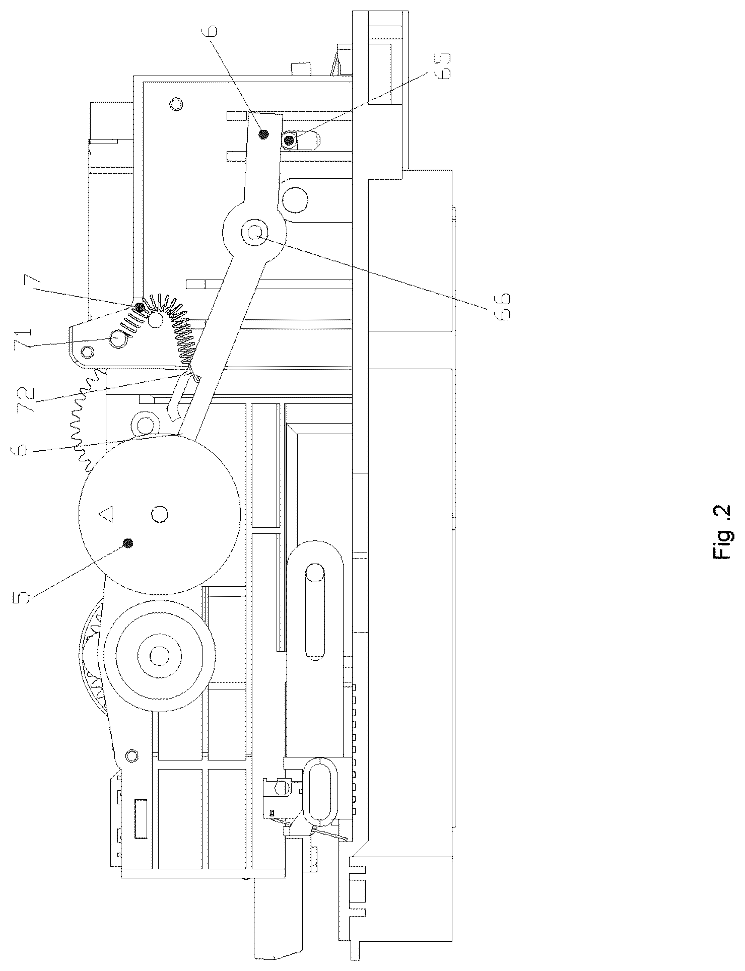 Patent US12090614 Figure 2 – Stuck staple processing mechanism of electric stapler and electric stapler