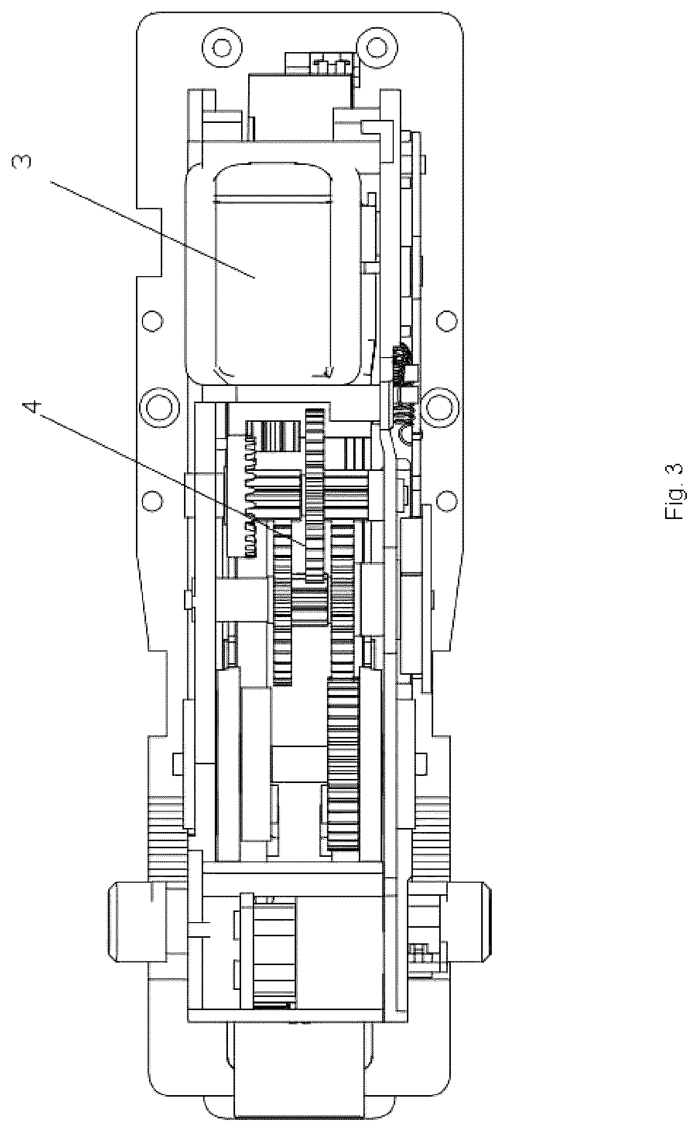 Patent US12090614 Figure 3 – Stuck staple processing mechanism of electric stapler and electric stapler