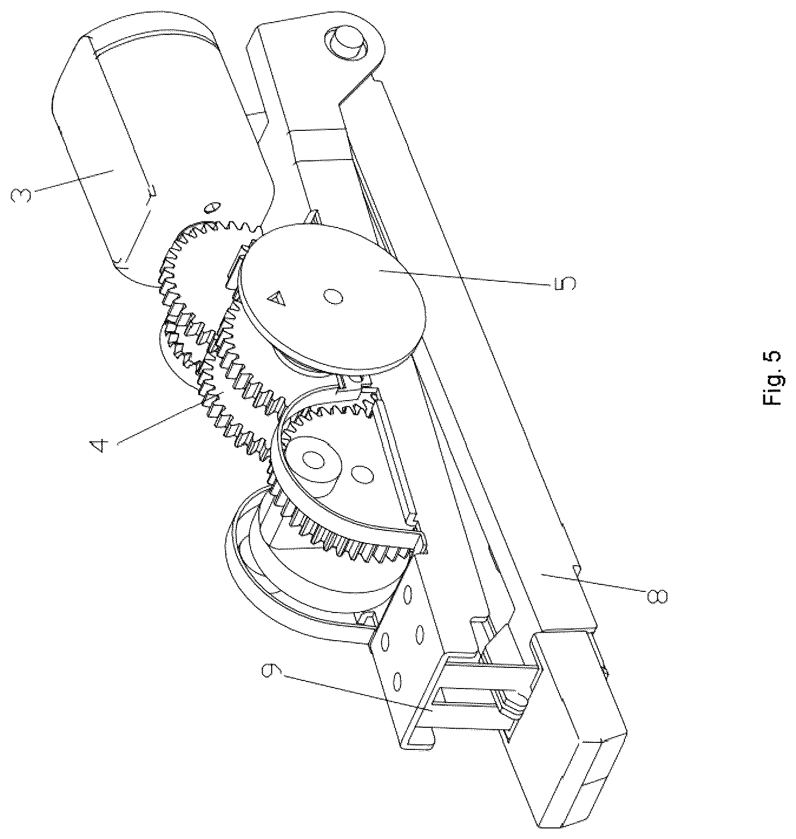 Patent US12090614 Figure 5 – Stuck staple processing mechanism of electric stapler and electric stapler