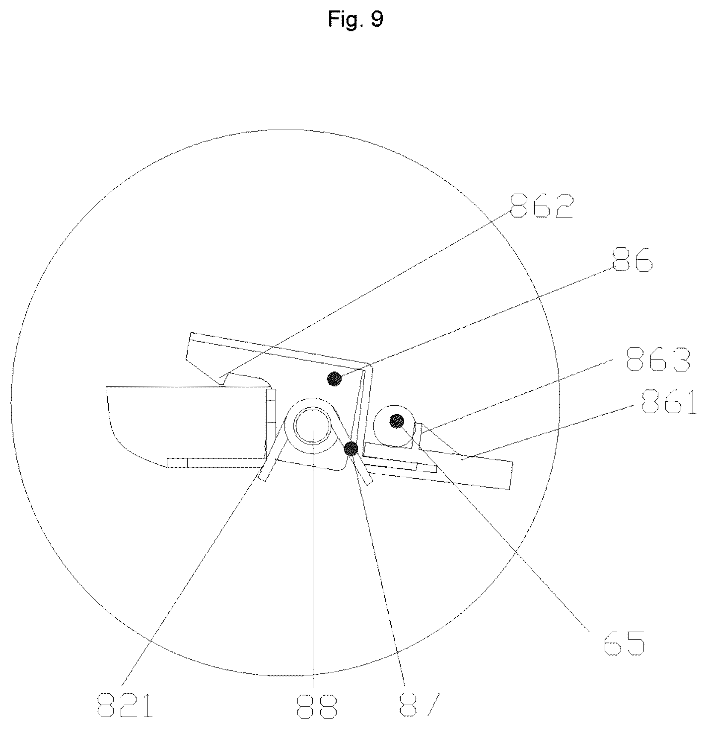 Patent US12090614 Figure 8 – Stuck staple processing mechanism of electric stapler and electric stapler