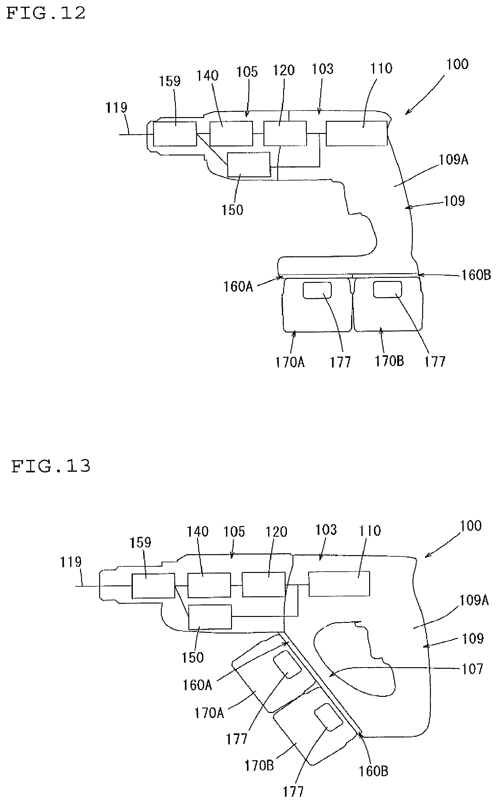 Patent US12090617 Figure 8 – Power tool