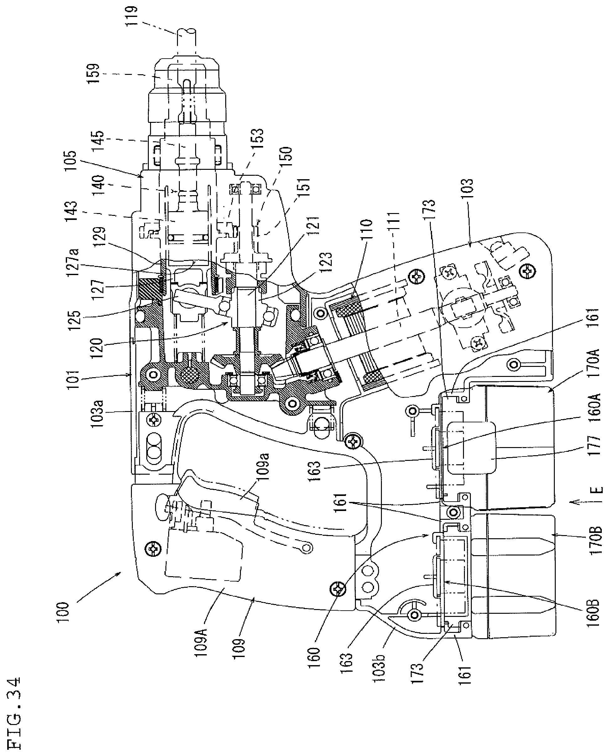 Patent US12090617 Figure 20 – Power tool