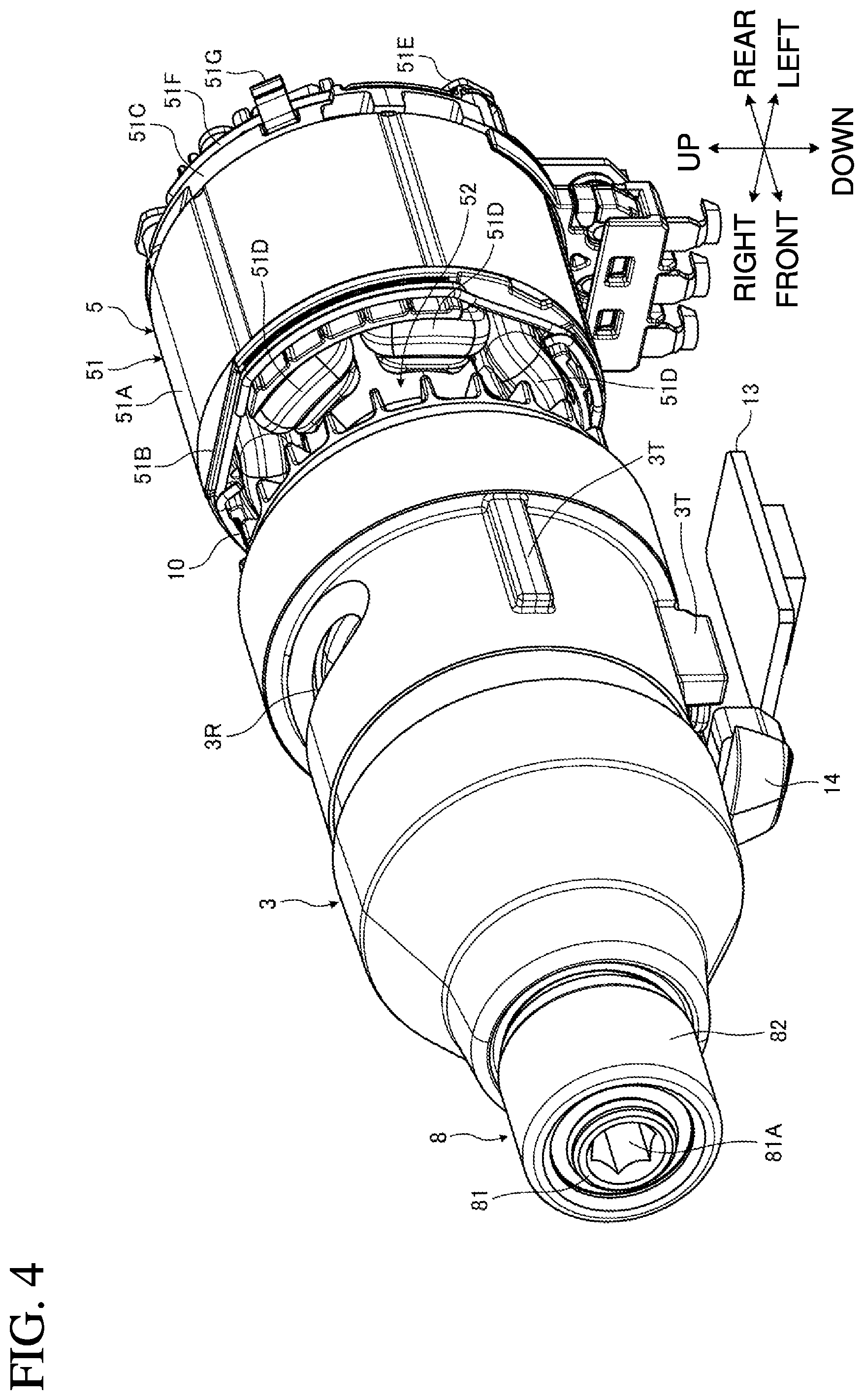 Patent US12090619 Figure 4 – Screwing machine and method for assembling screwing machine