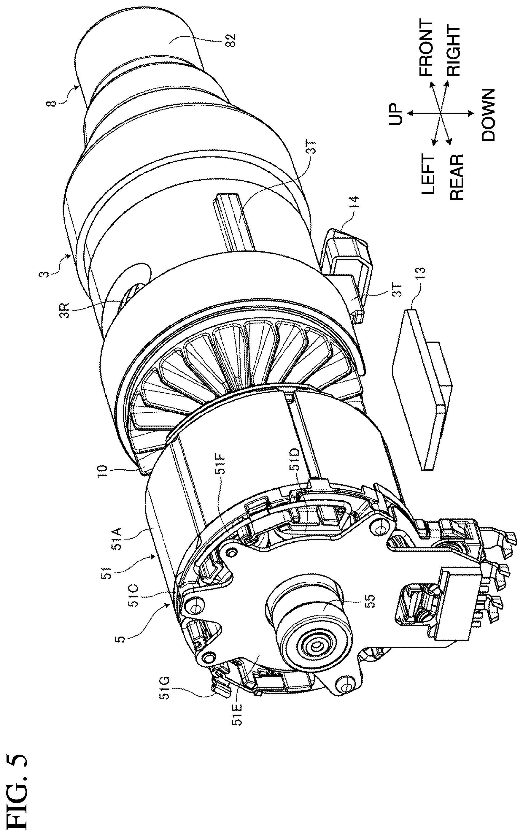 Patent US12090619 Figure 5 – Screwing machine and method for assembling screwing machine