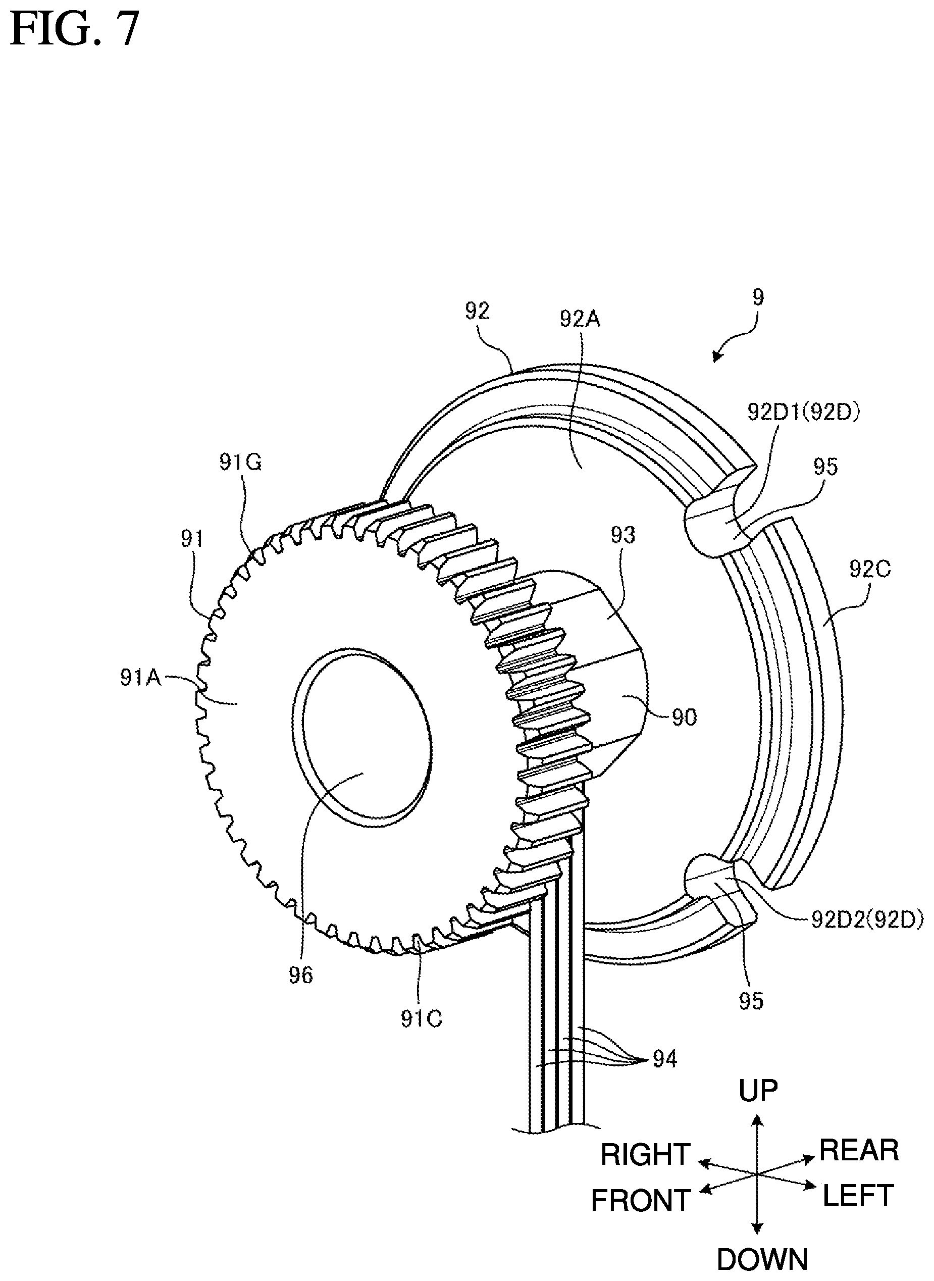 Patent US12090619 Figure 7 – Screwing machine and method for assembling screwing machine