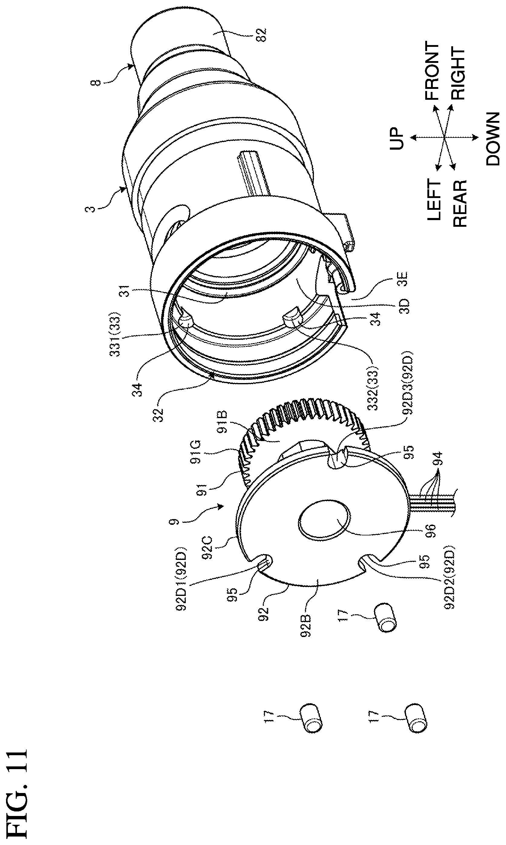 Patent US12090619 Figure 11 – Screwing machine and method for assembling screwing machine