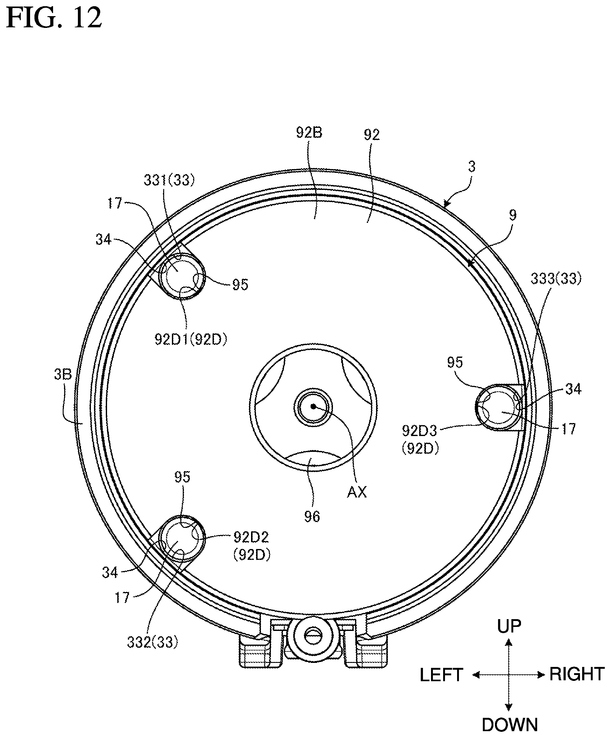Patent US12090619 Figure 12 – Screwing machine and method for assembling screwing machine
