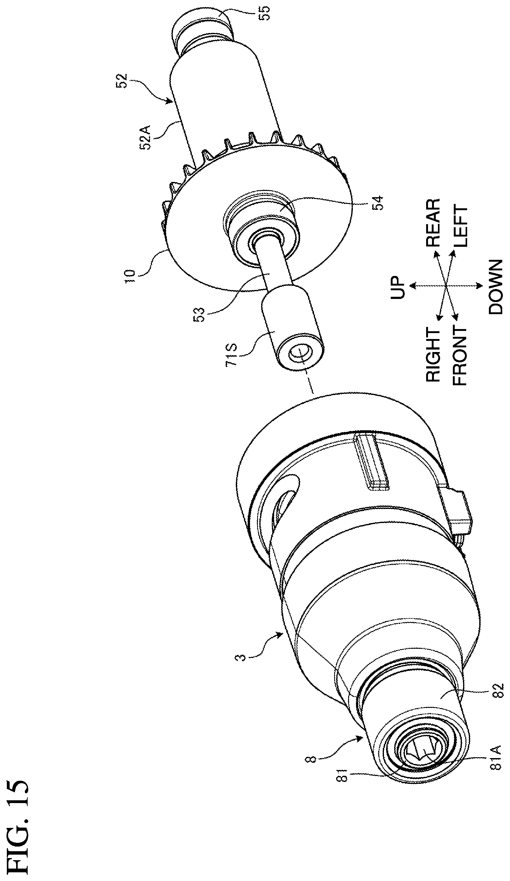Patent US12090619 Figure 15 – Screwing machine and method for assembling screwing machine