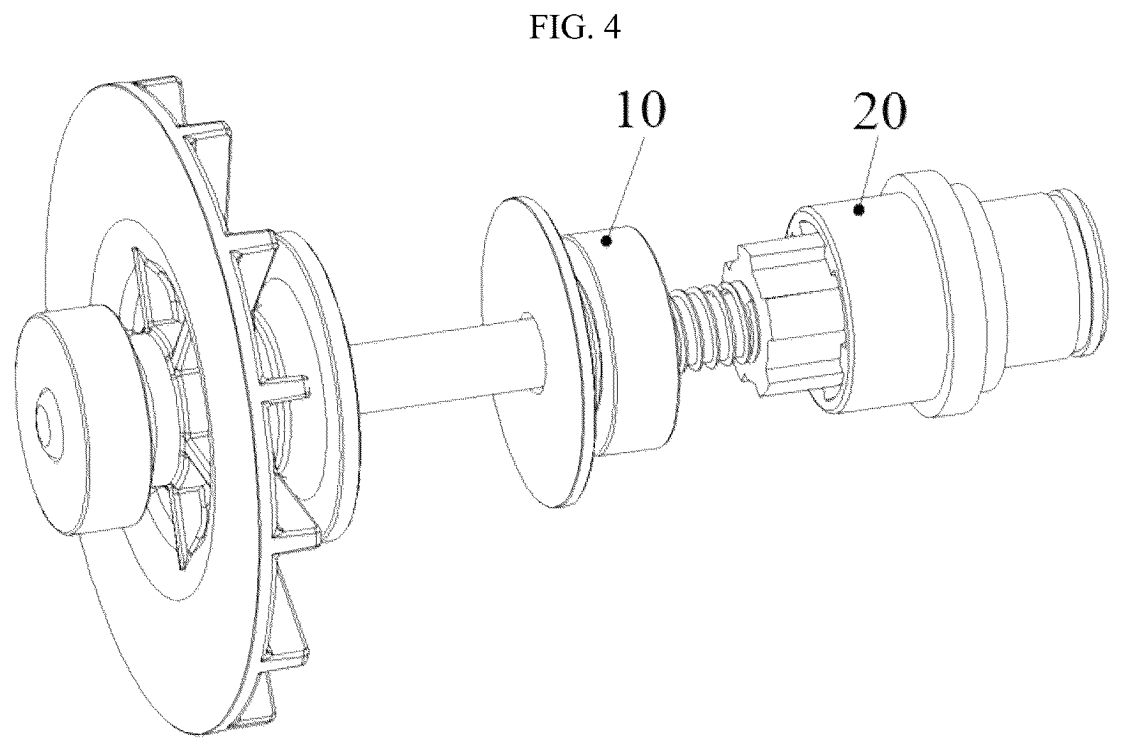 Patent US12090621 Figure 4 – Electric tool featuring quick assembly and assembly locking