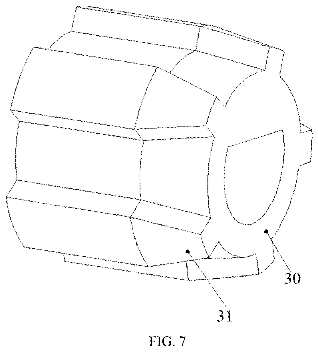Patent US12090621 Figure 7 – Electric tool featuring quick assembly and assembly locking