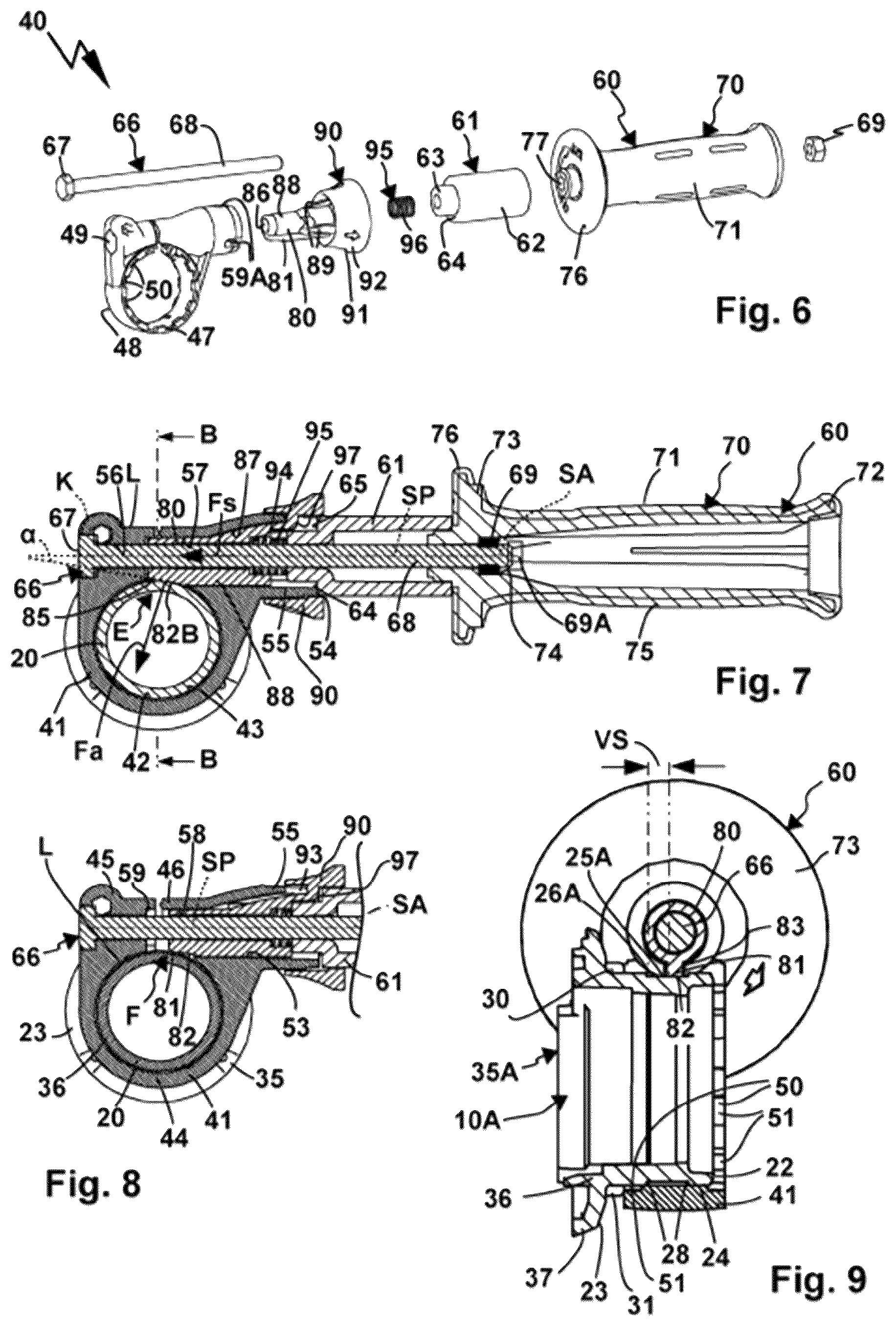 Patent US12090622 Figure 3 – Handle device for a hand-held power tool