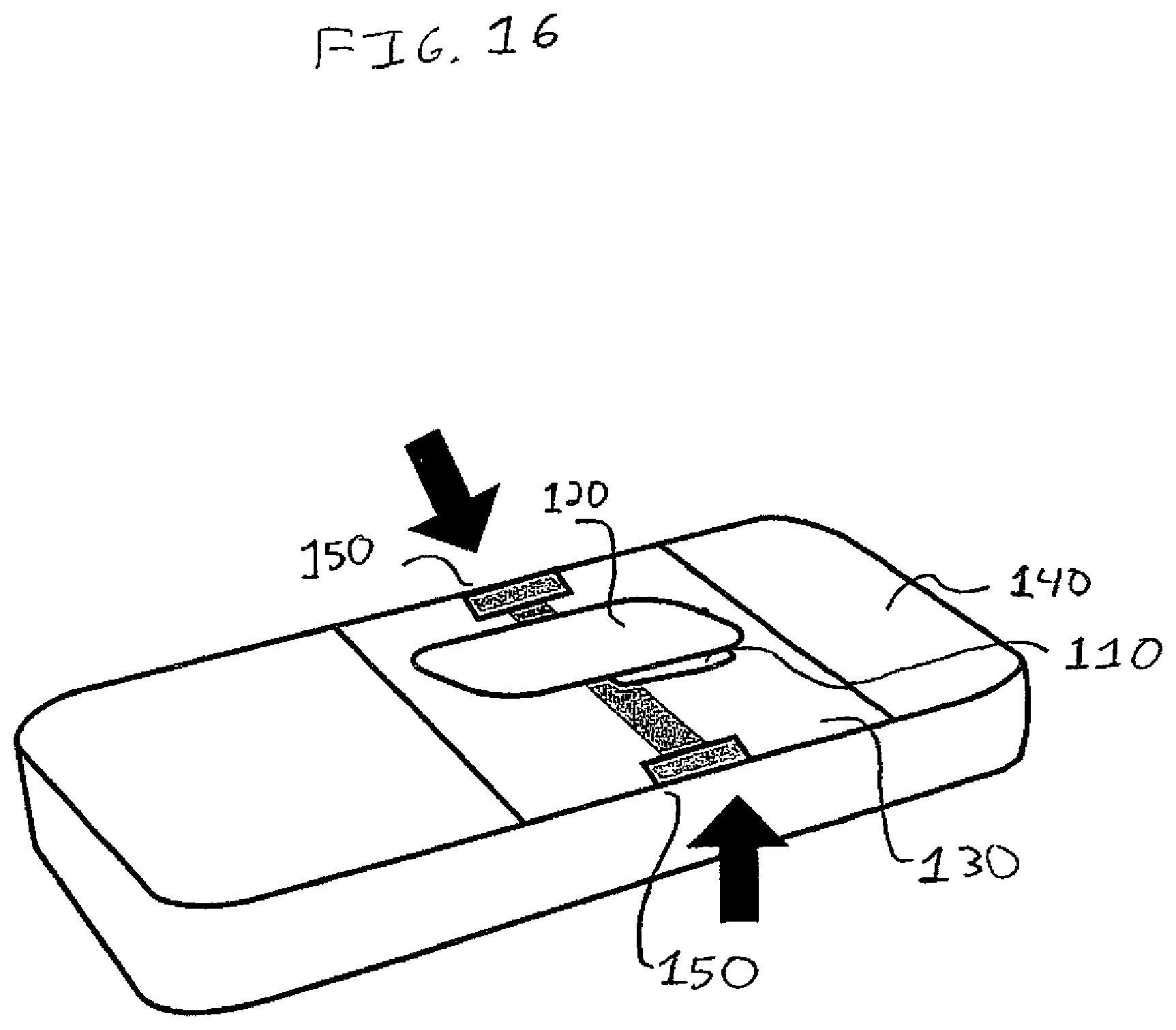 Patent US12090623 Figure 16 – Compacting grip for handheld devices