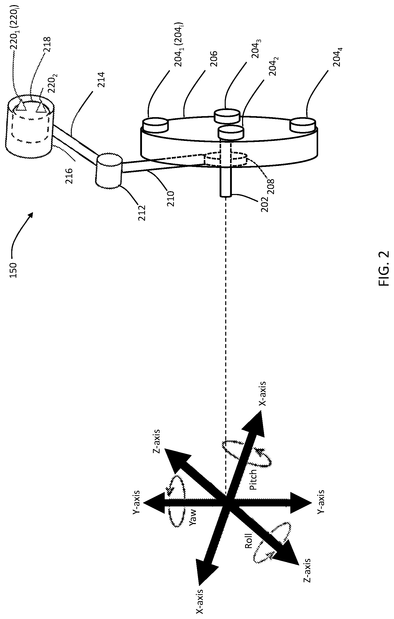 Patent US12090628 Figure 2 – Autonomous robotic system for placing and fastening paneling material for building construction operations