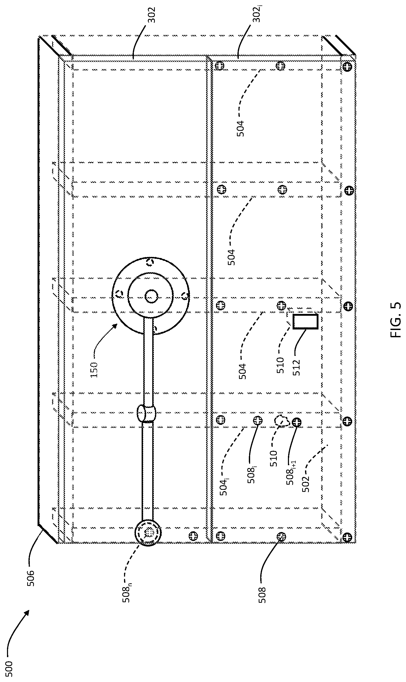 Patent US12090628 Figure 5 – Autonomous robotic system for placing and fastening paneling material for building construction operations