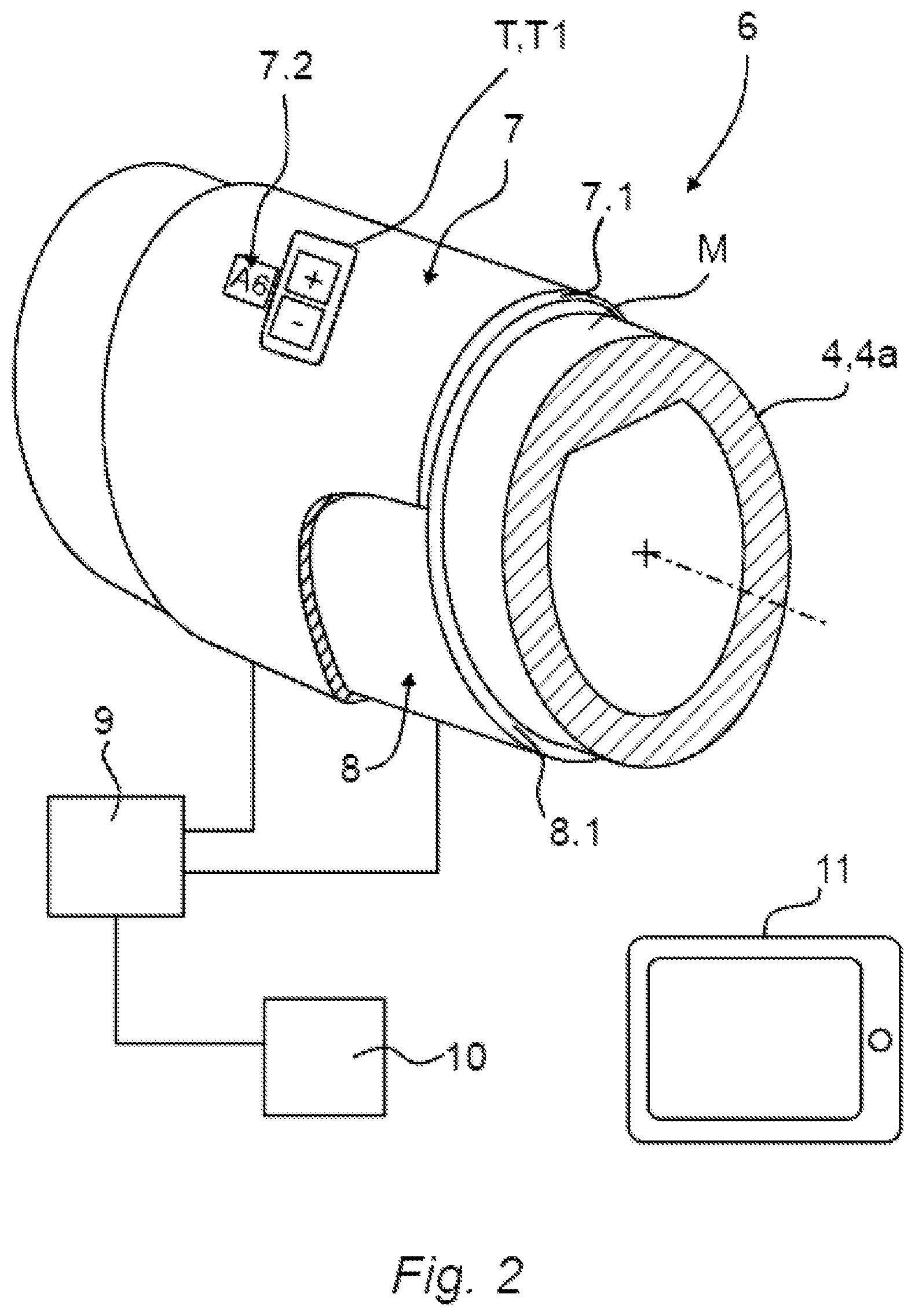 Patent US12090631 Figure 2 – Robotic arm comprising a human-machine interface