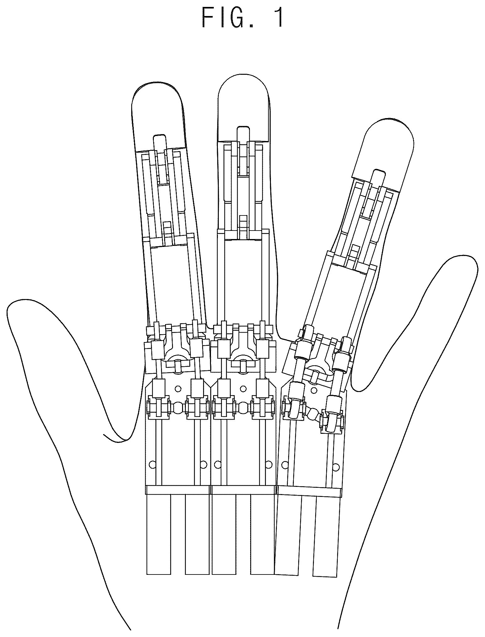 Patent US12090635 — Finger mechanism and robot hand comprising same — Figure 1