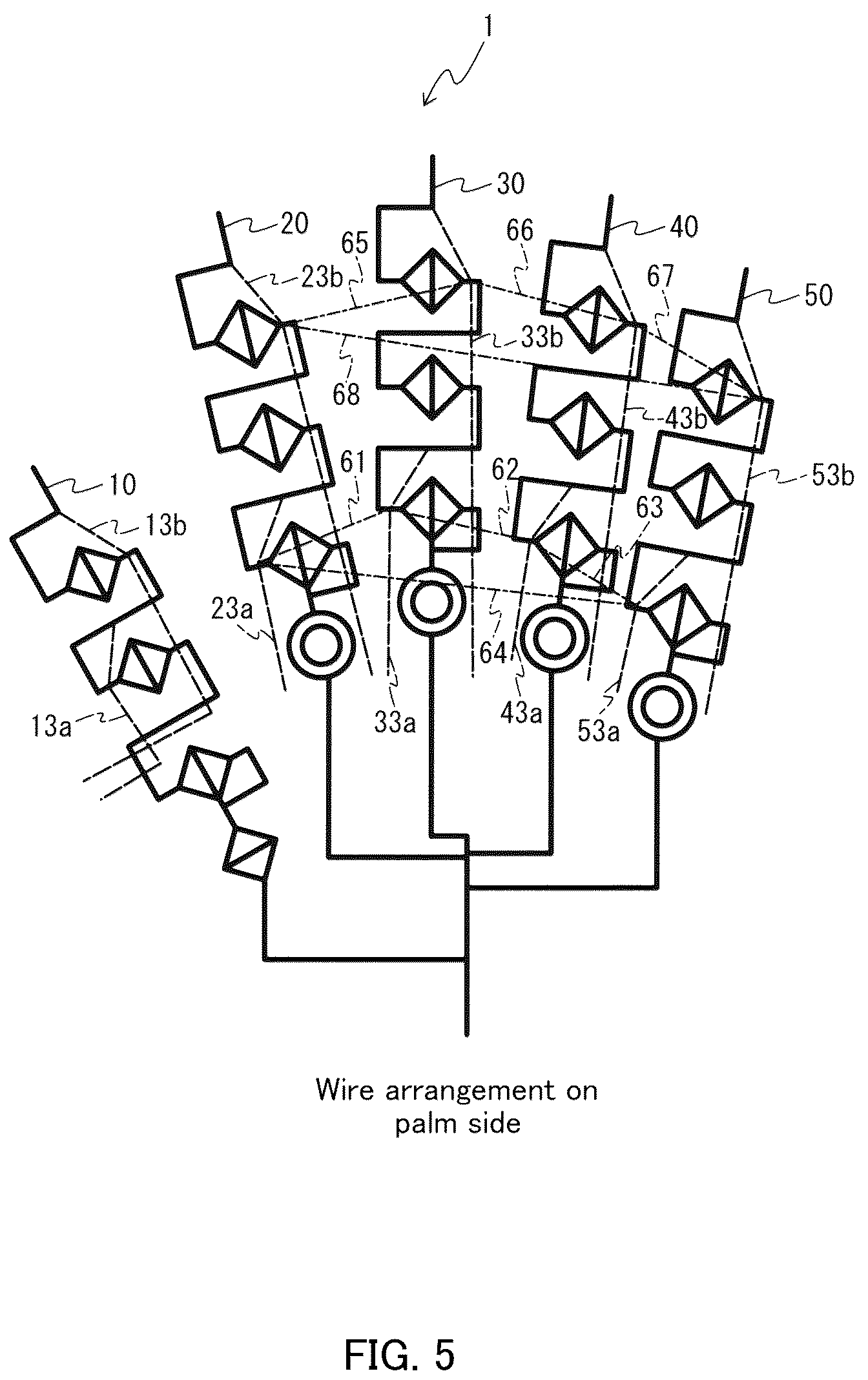Patent US12090636 Figure 5 – Robot hand device