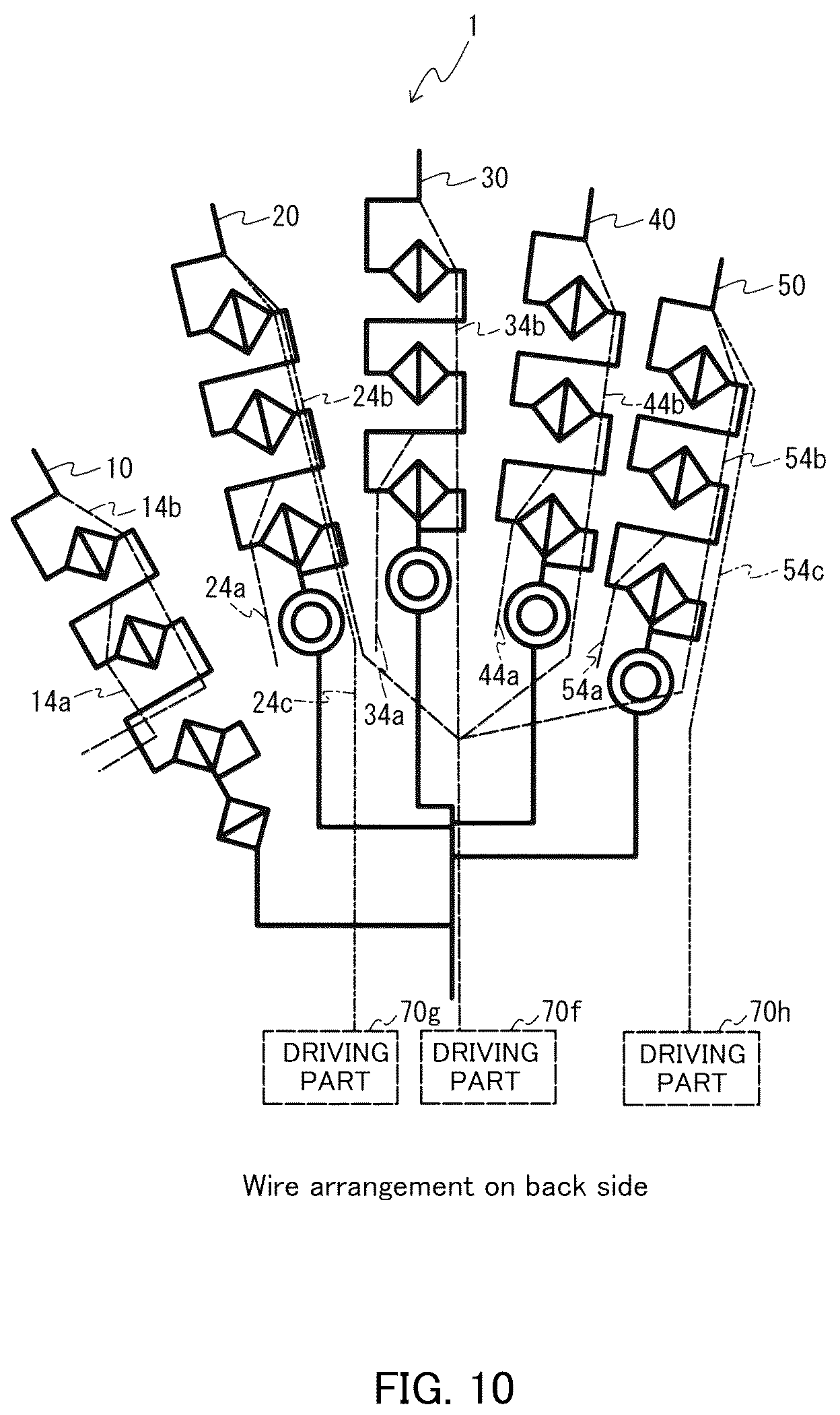Patent US12090636 Figure 8 – Robot hand device