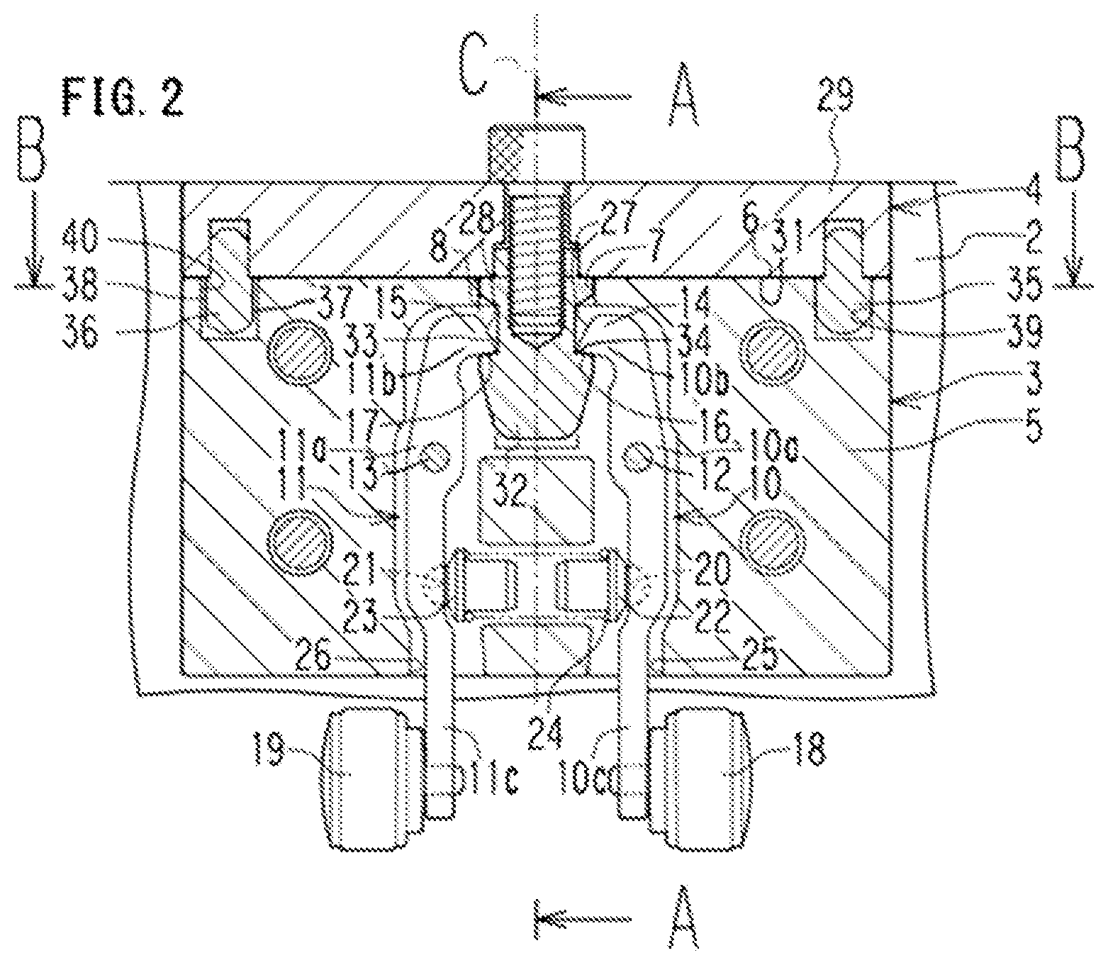 Patent US12090639 Figure 2 – Attaching/detaching structure
