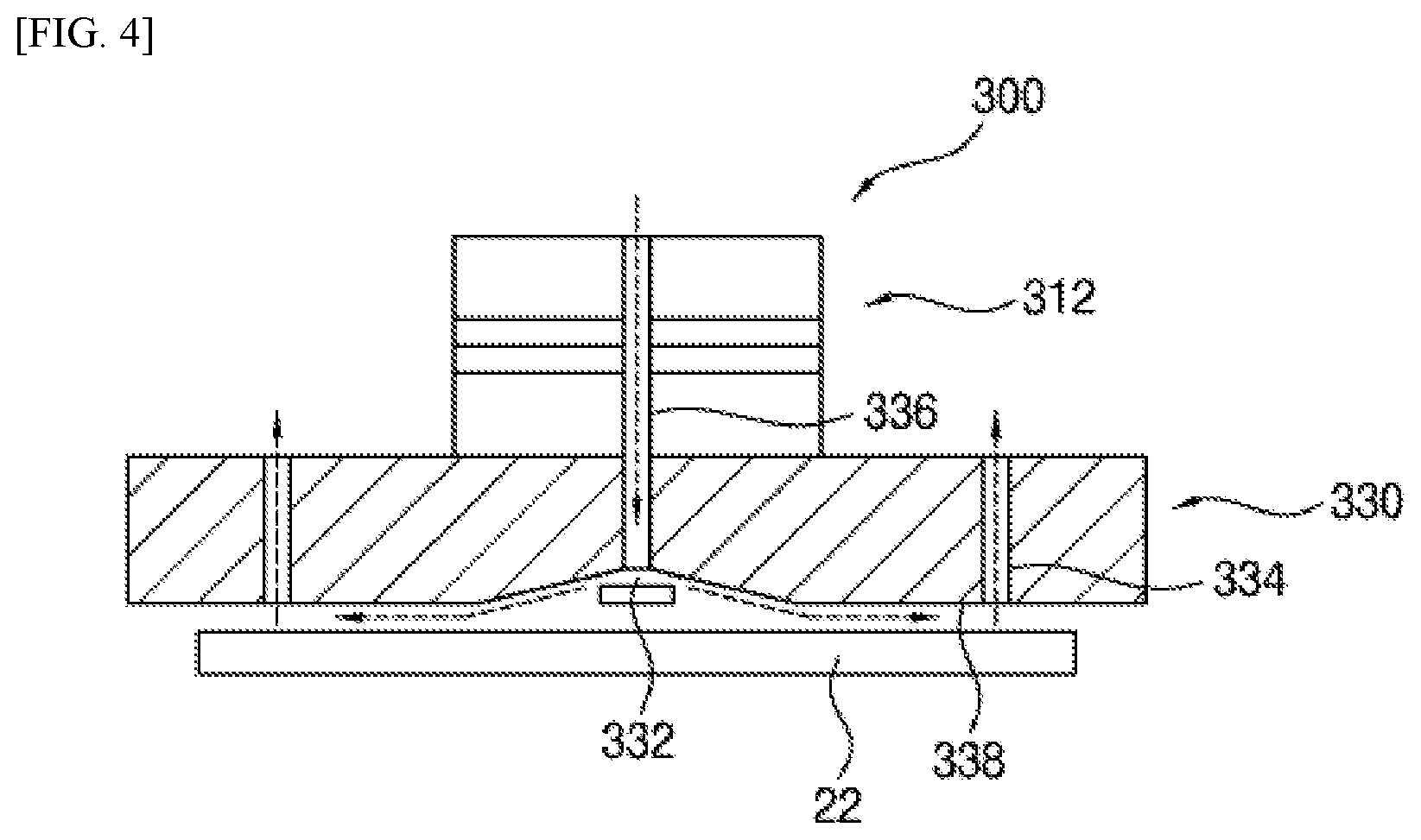 Patent US12090642 Figure 4 – Die pickup module and die bonding apparatus including the same