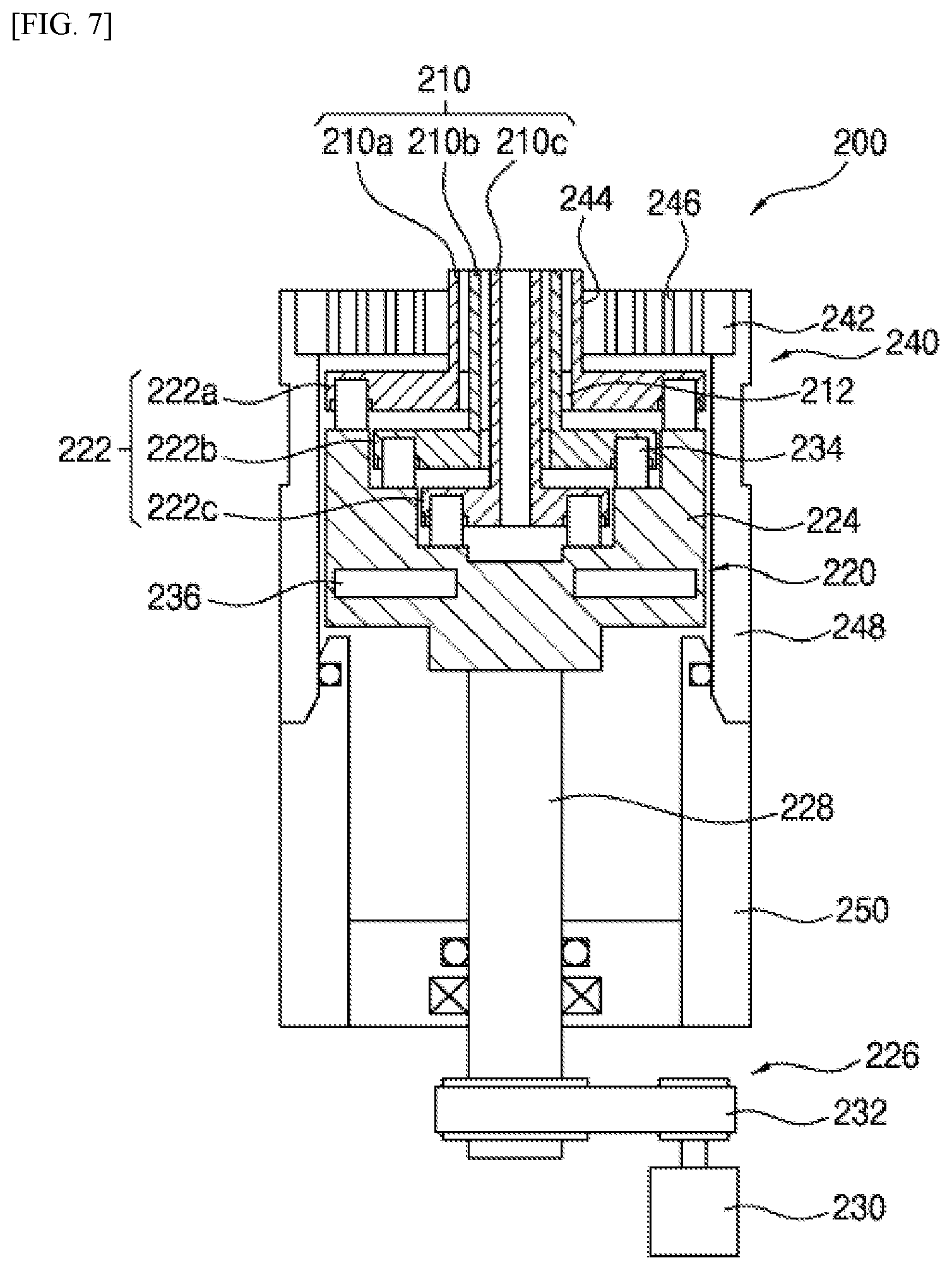 Patent US12090642 Figure 7 – Die pickup module and die bonding apparatus including the same