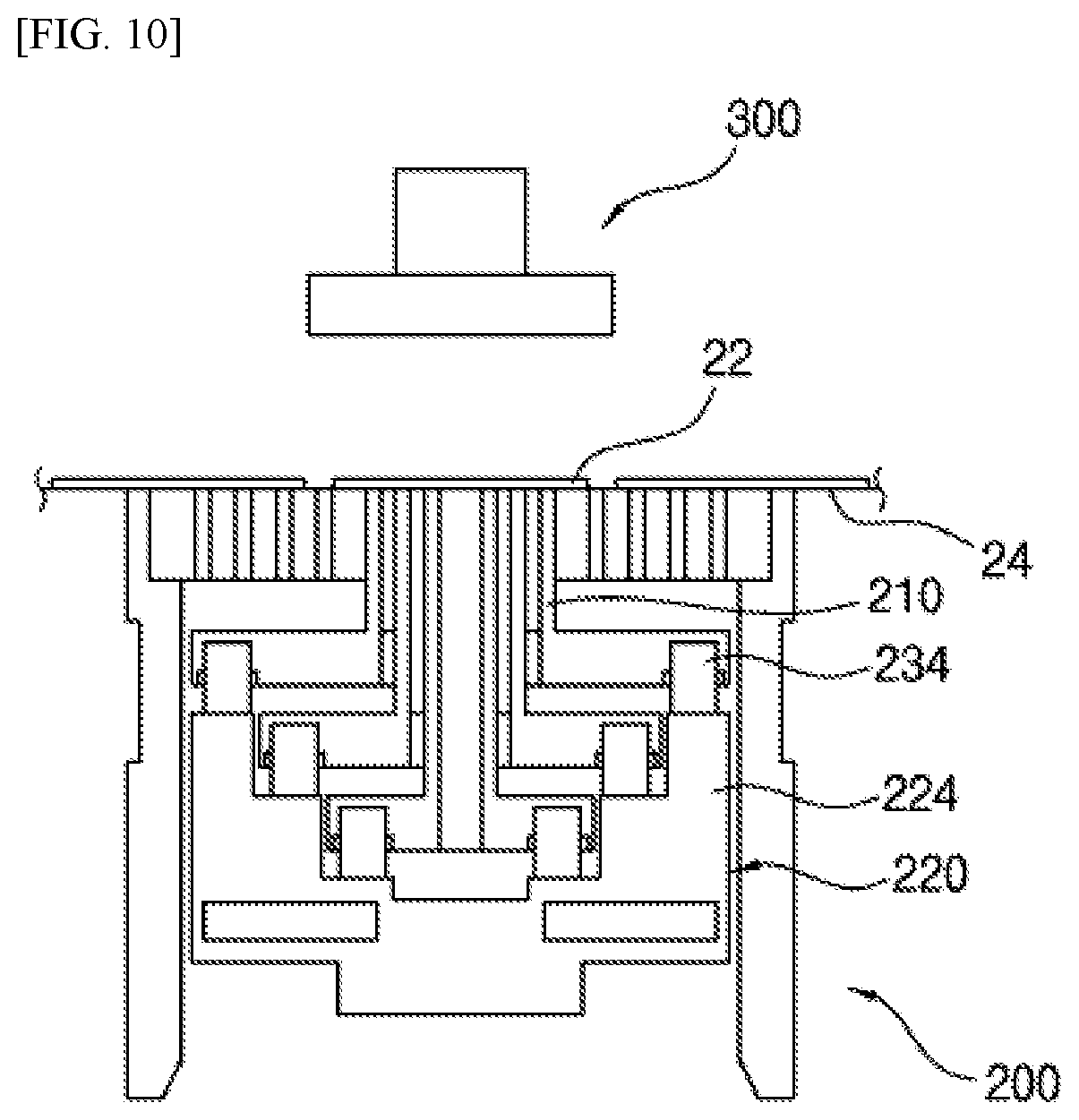 Patent US12090642 Figure 10 – Die pickup module and die bonding apparatus including the same