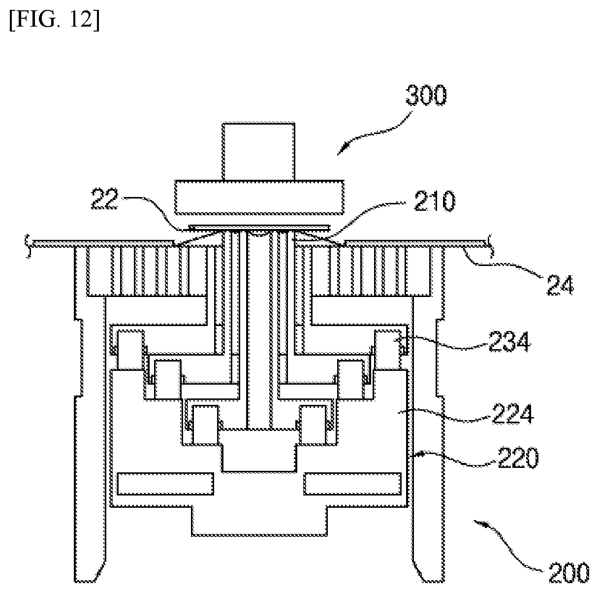 Patent US12090642 Figure 12 – Die pickup module and die bonding apparatus including the same