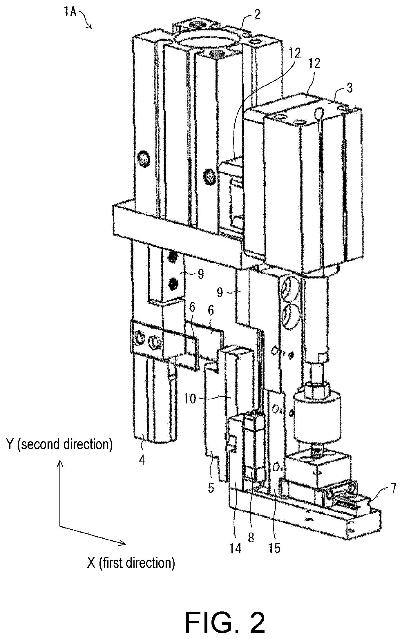 Patent US12090644 Figure 2 – Linear member gripping device