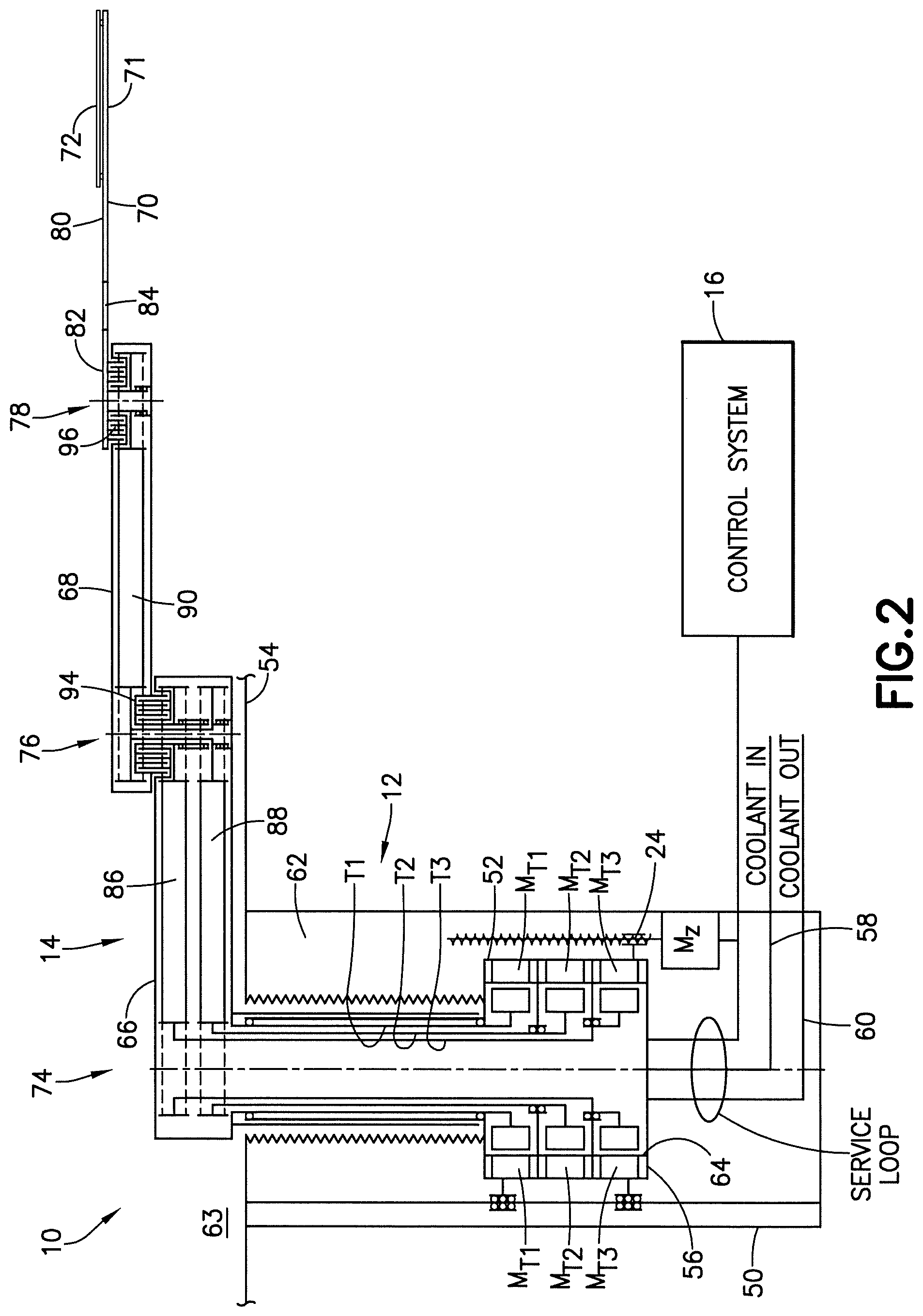 Patent US12090645 Figure 2 – Robot for high-temperature applications