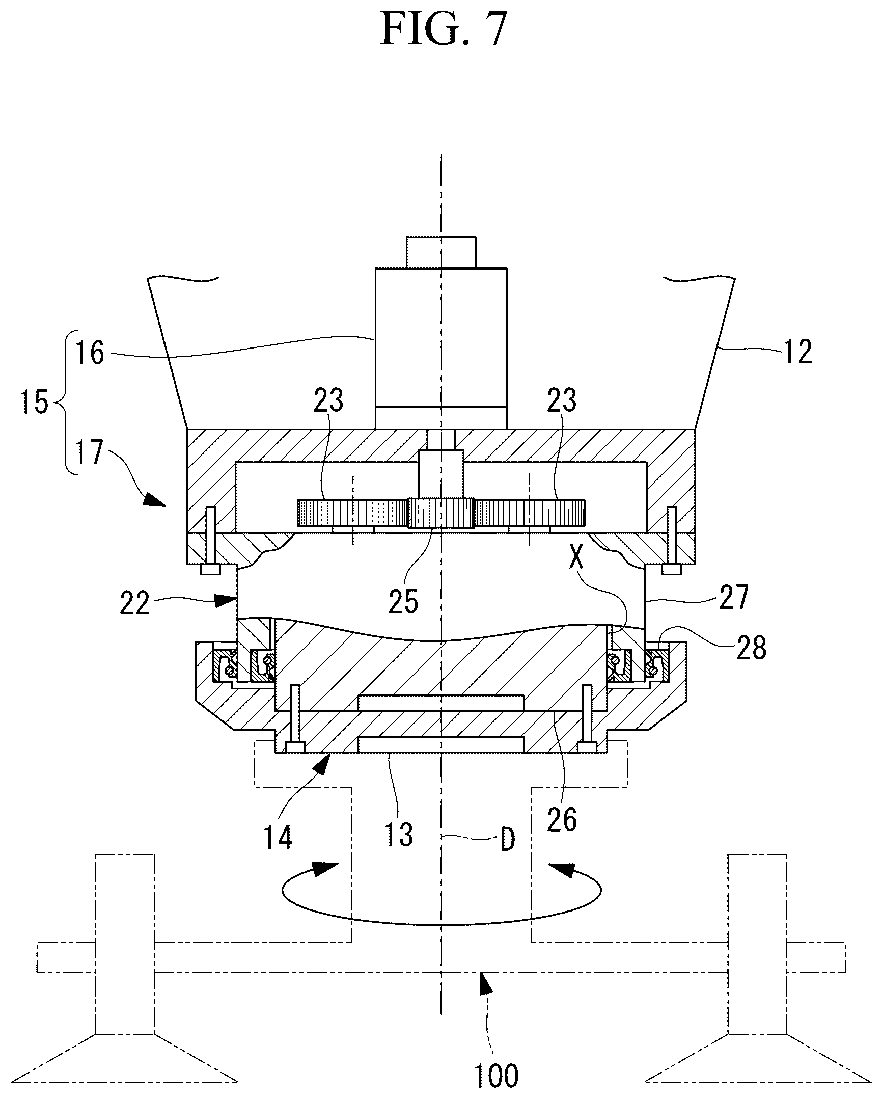 Patent US12090646 Figure 7 – Robot