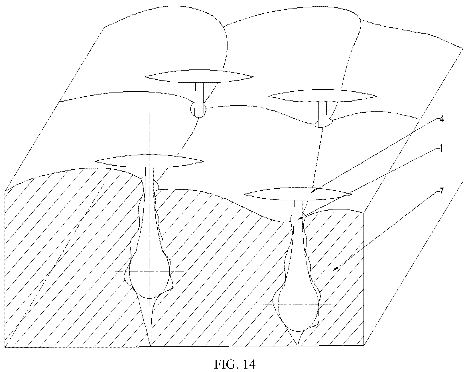 Patent US12090648 Figure 13 – Bionic sweat gland and bionic skin