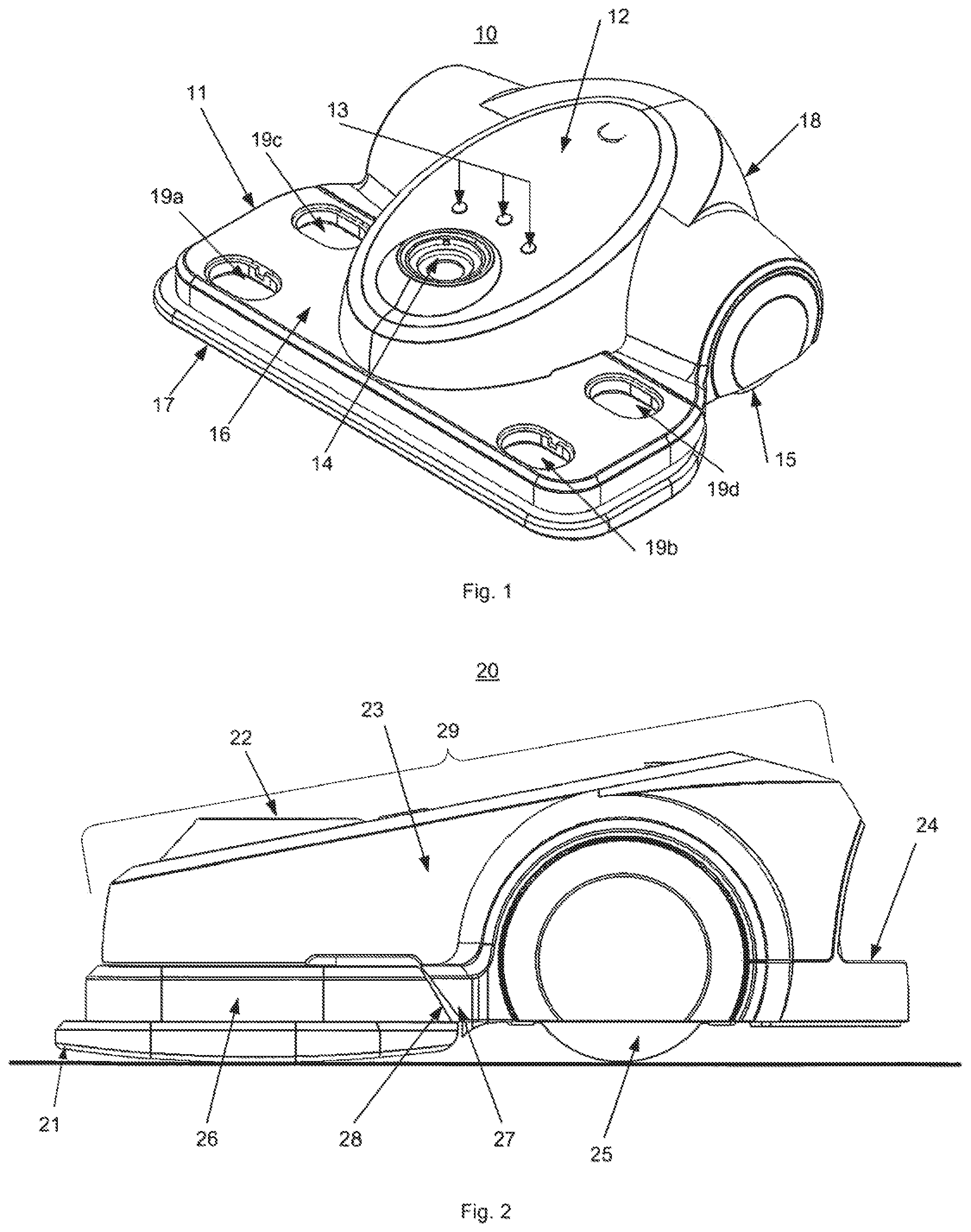 Patent US12090650 Figure 1 – Mobile robot for cleaning