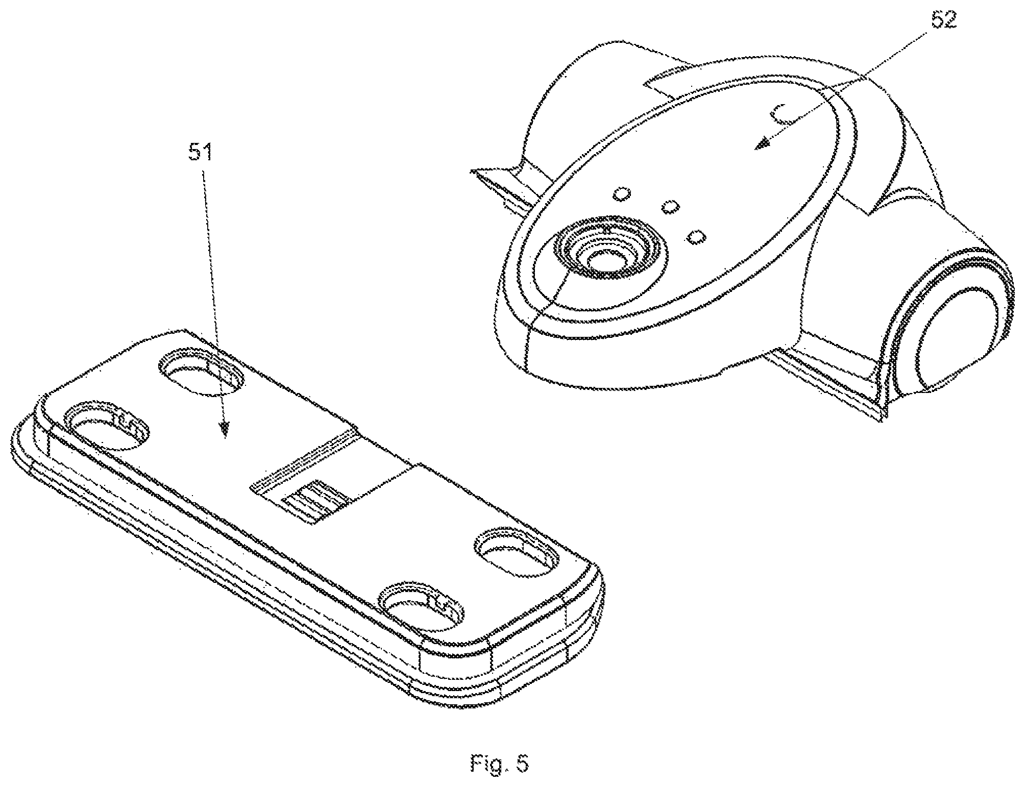 Patent US12090650 Figure 4 – Mobile robot for cleaning