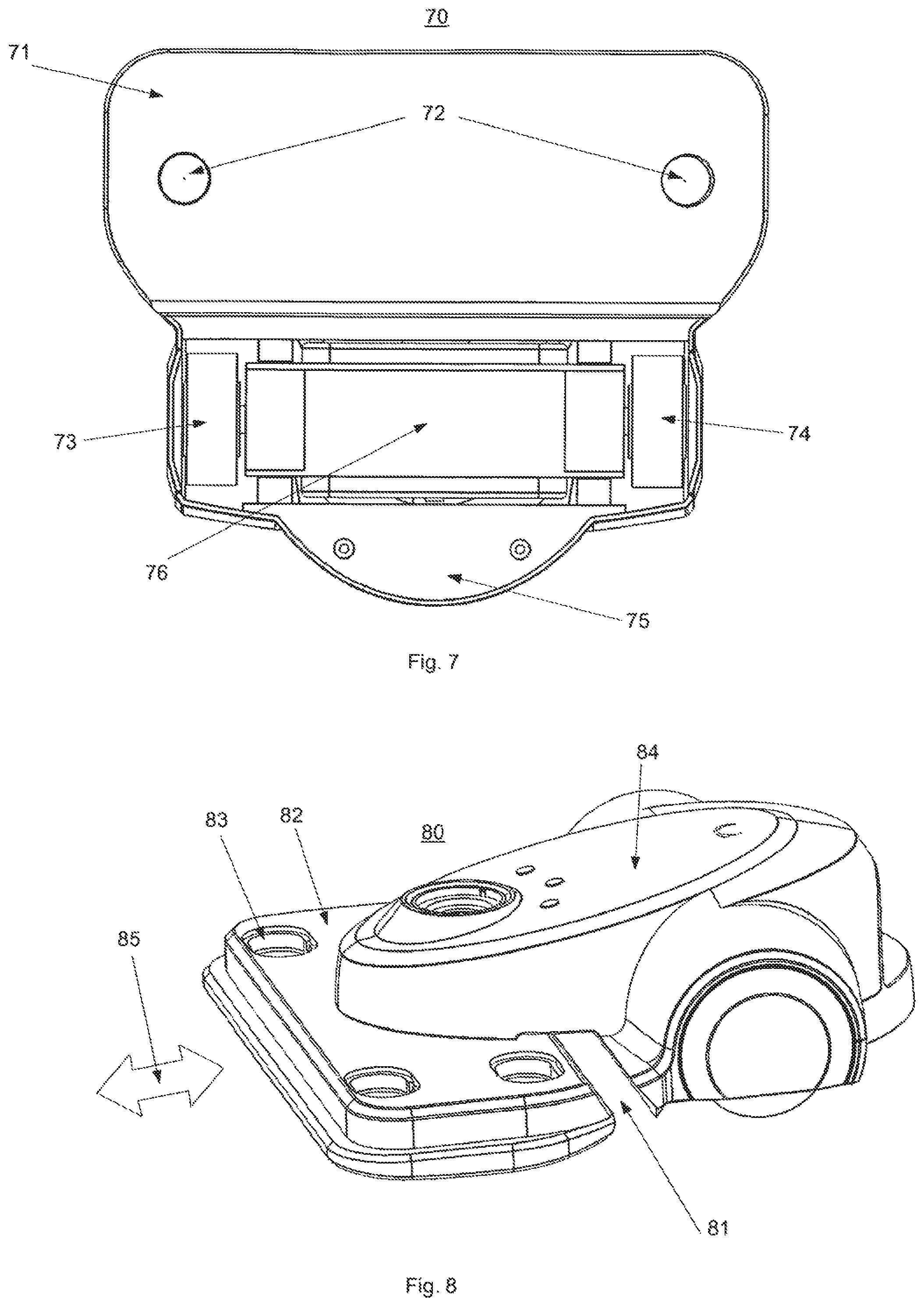 Patent US12090650 Figure 6 – Mobile robot for cleaning