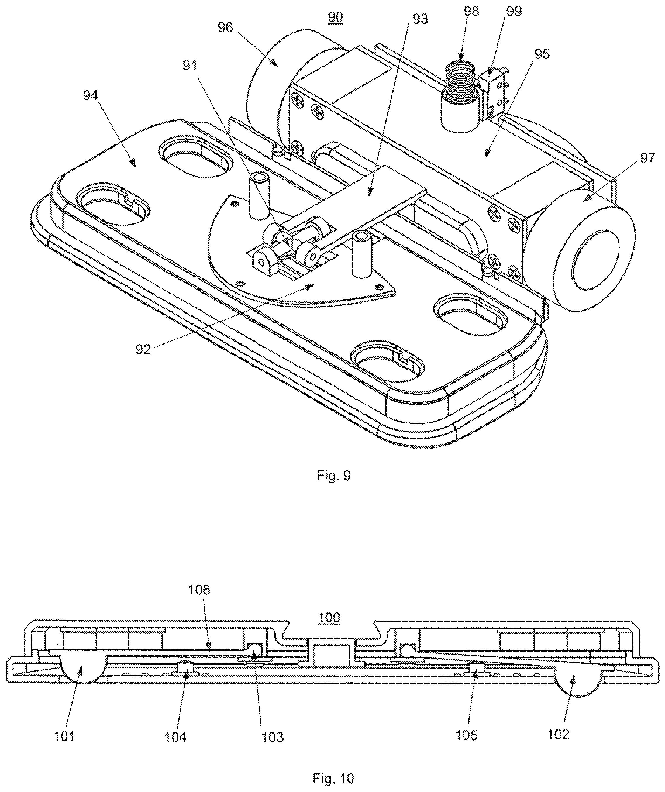 Patent US12090650 Figure 7 – Mobile robot for cleaning