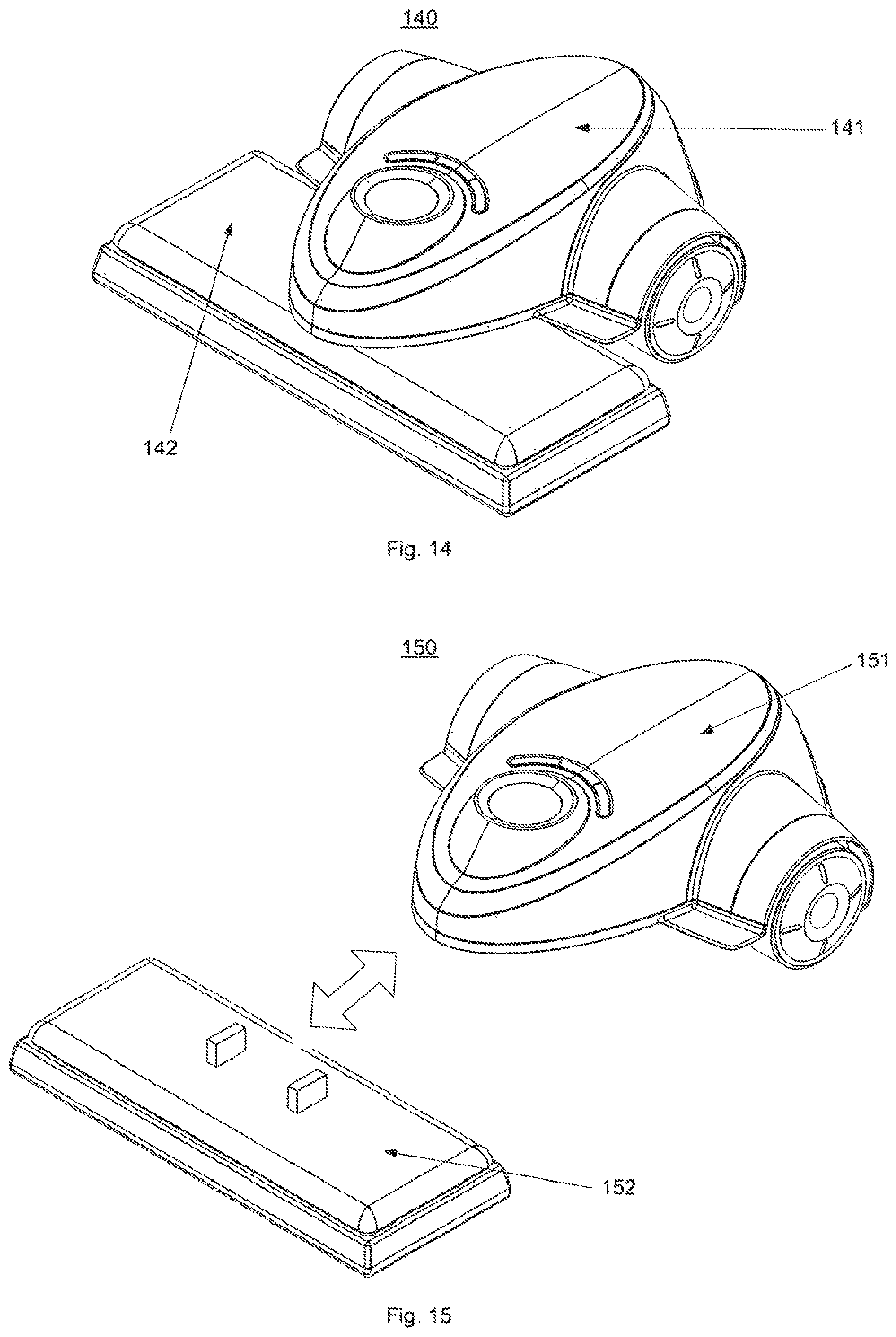 Patent US12090650 Figure 11 – Mobile robot for cleaning