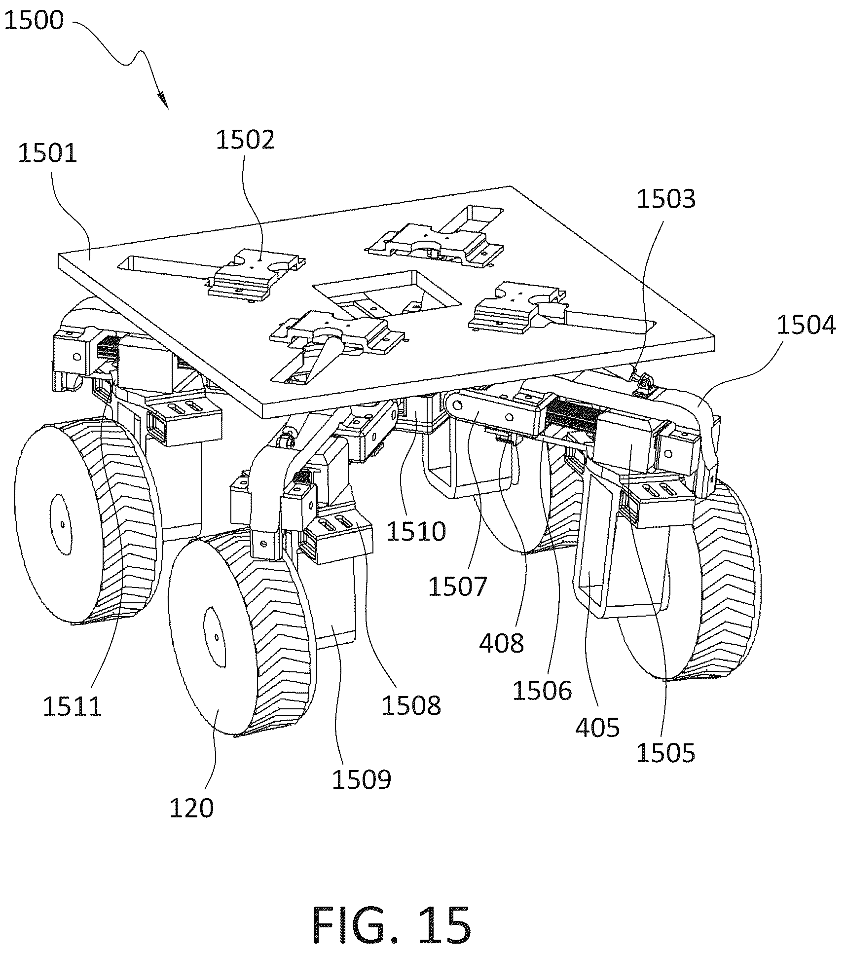 Patent US12090651 Figure 15 – Robotic farm system and method of operation