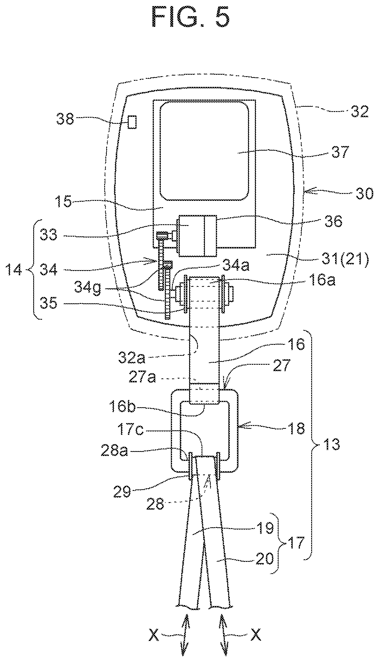 Patent US12090653 Figure 5 – Assist device