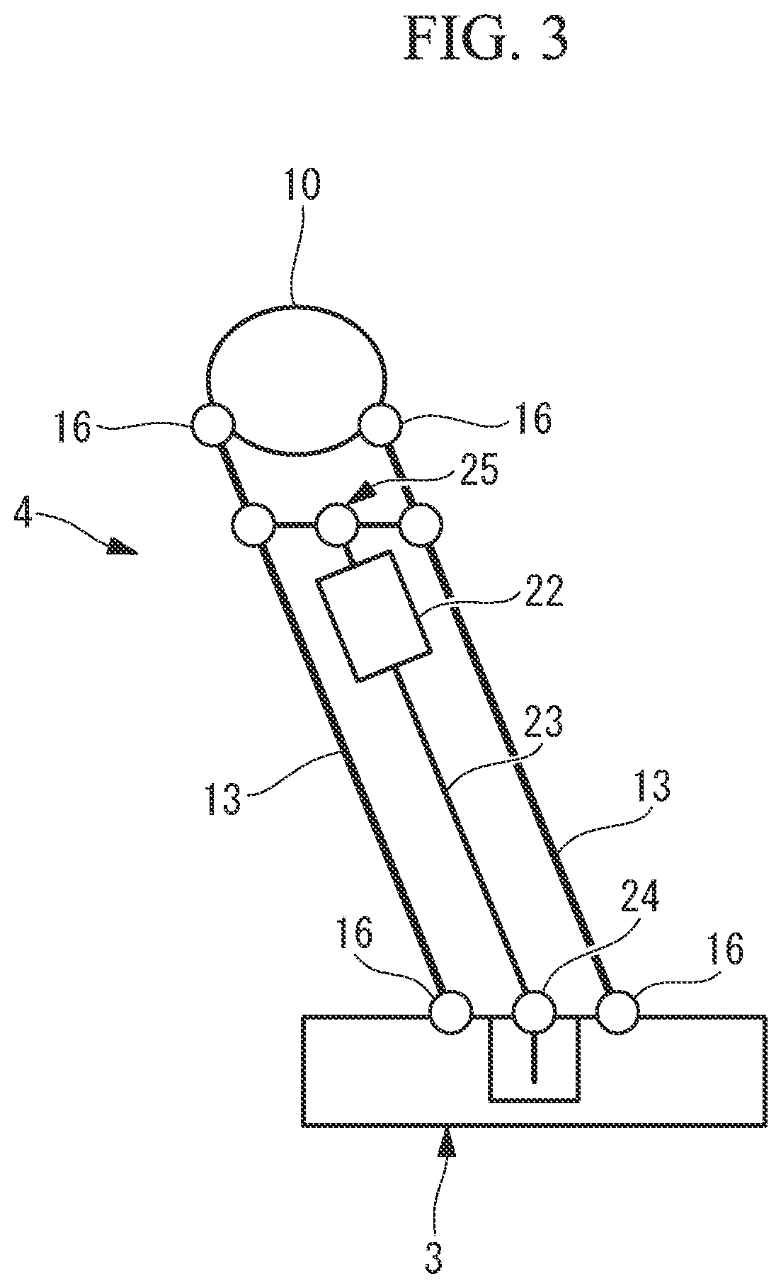 Patent US12090657 Figure 3 – Parallel link robot