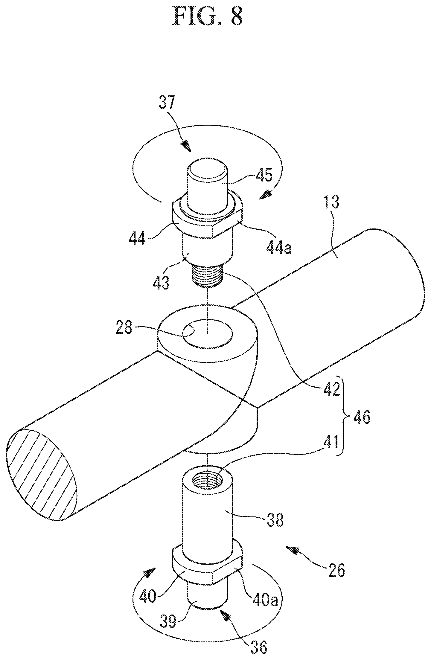 Patent US12090657 Figure 8 – Parallel link robot