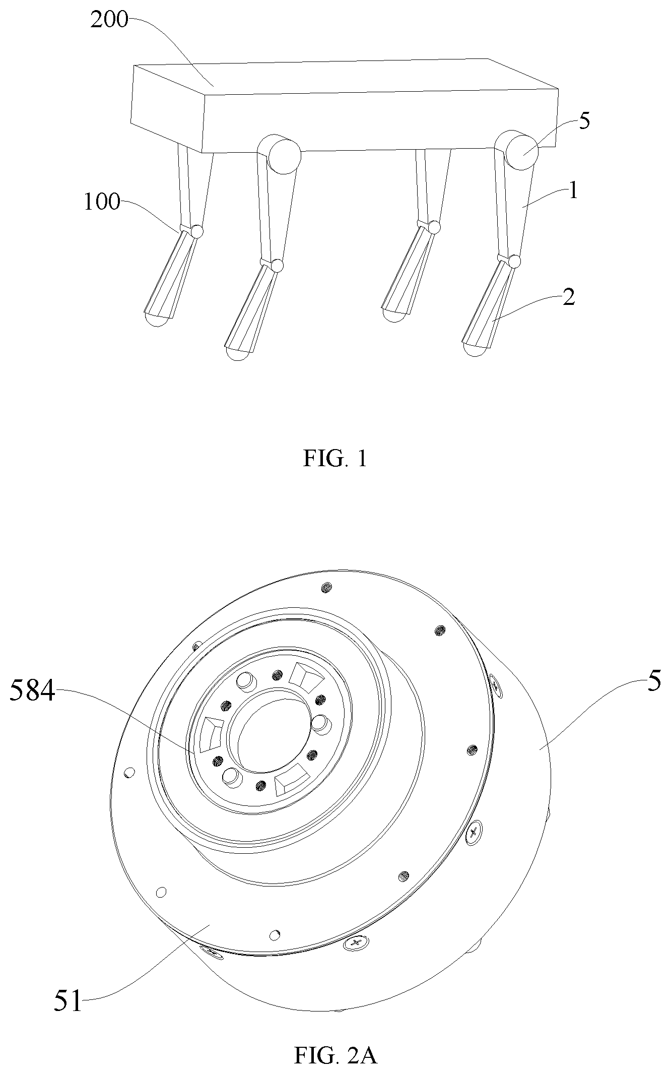 Patent US12090658 Figure 1 – Robot and its servo motor