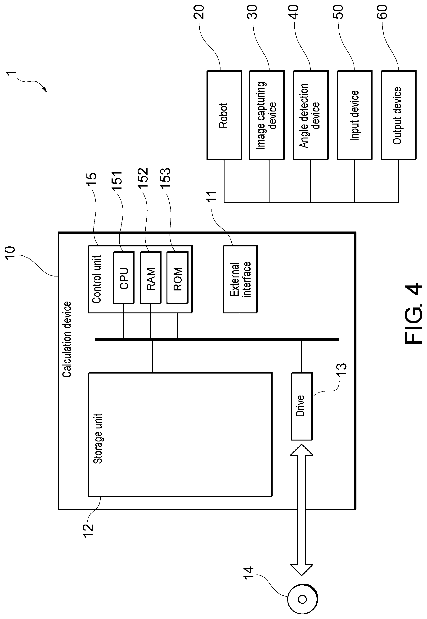 Patent US12090660 Figure 4 – Calculation device, calculation method, and storage medium