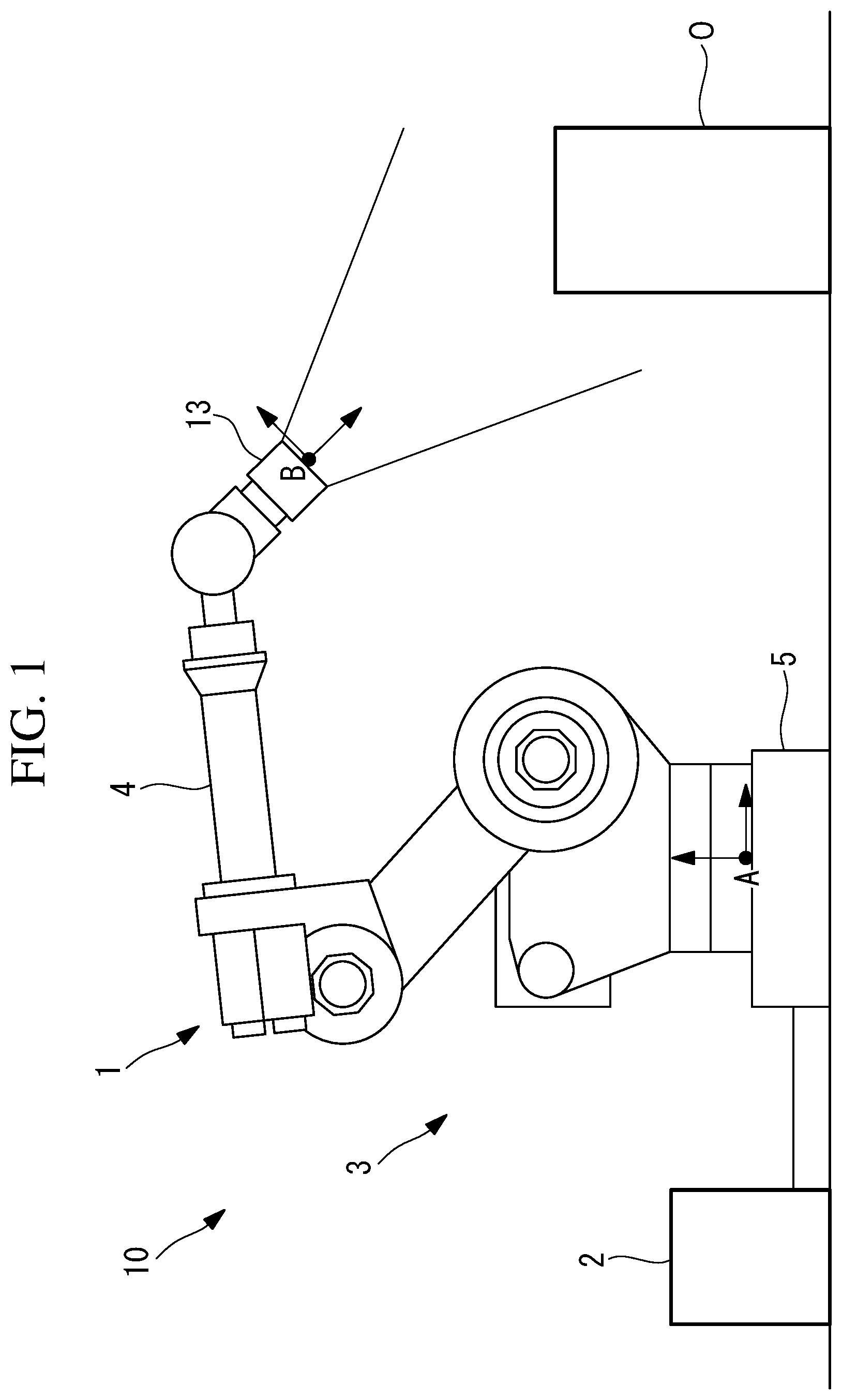 Patent US12090664 Figure 1 – Interference avoidance device and robot system