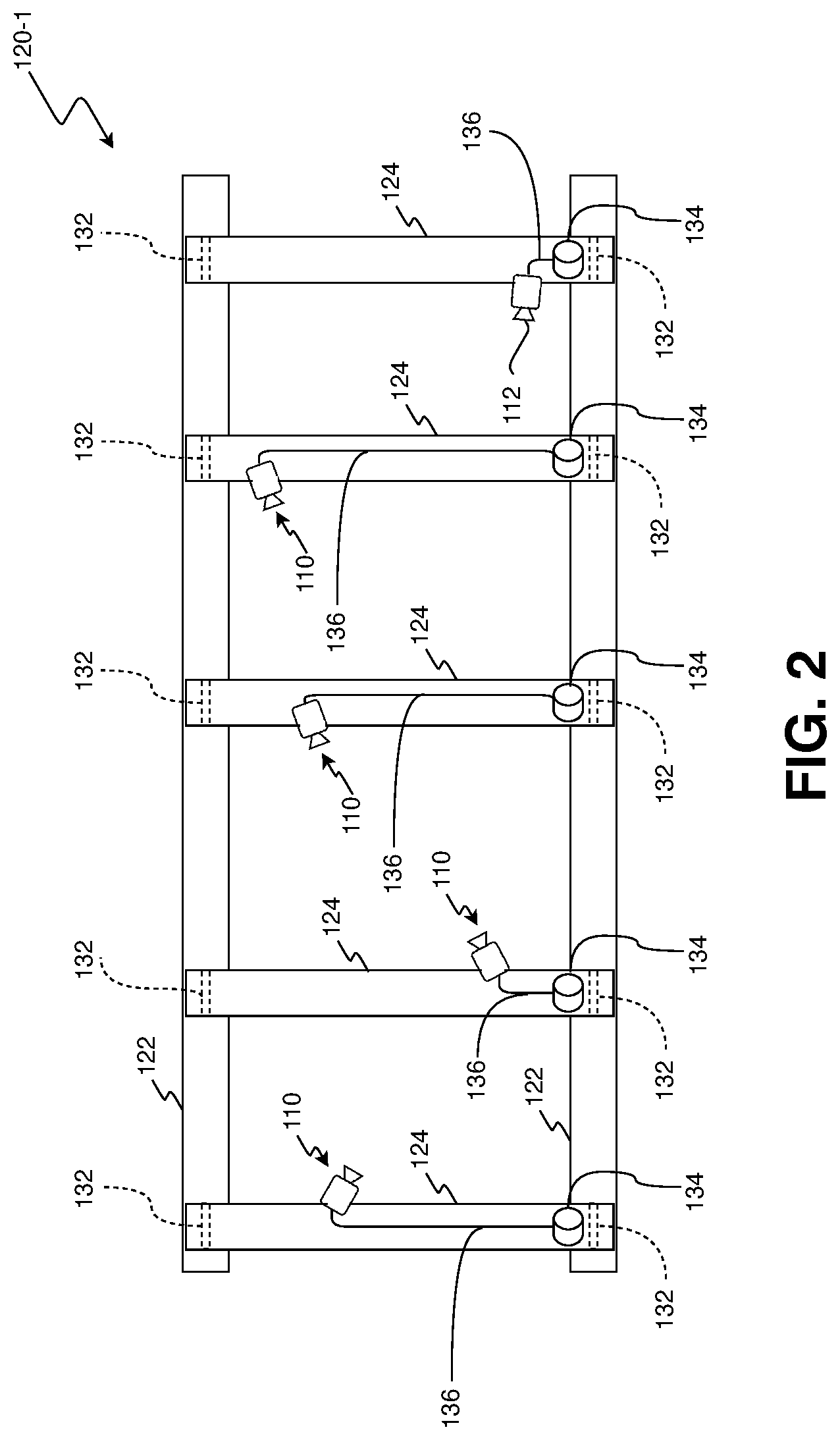 Patent US12090665 Figure 2 – Method and system for positioning sensors within a workspace
