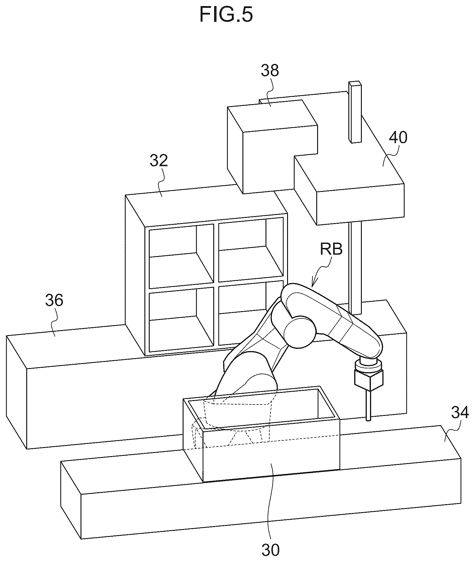 Patent US12090666 Figure 5 – Path generation device, path generation method, and recording medium storing path generation program